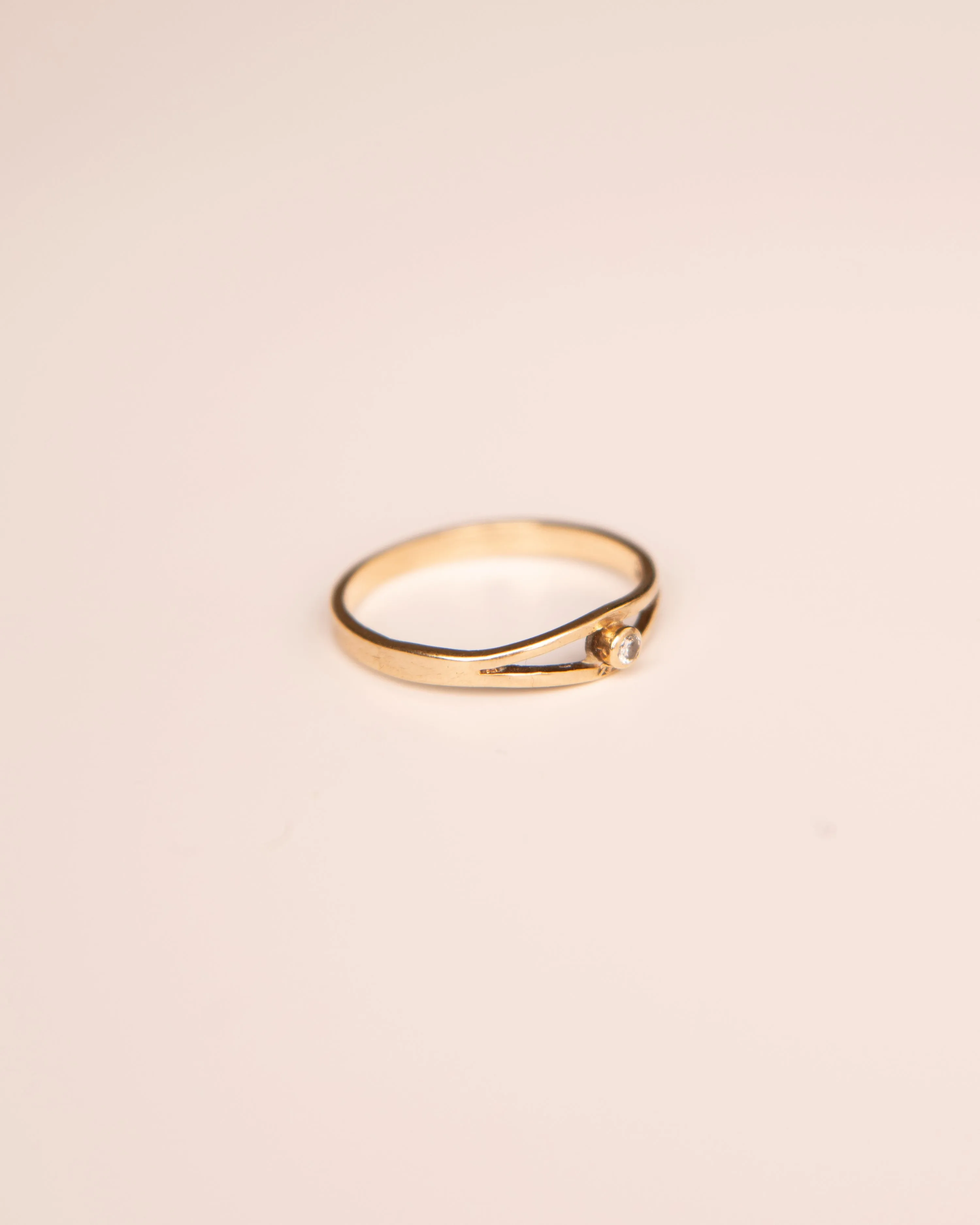 Iris 9ct Gold Diamond Ring sold by Rock n Rose product image thumbnail 4