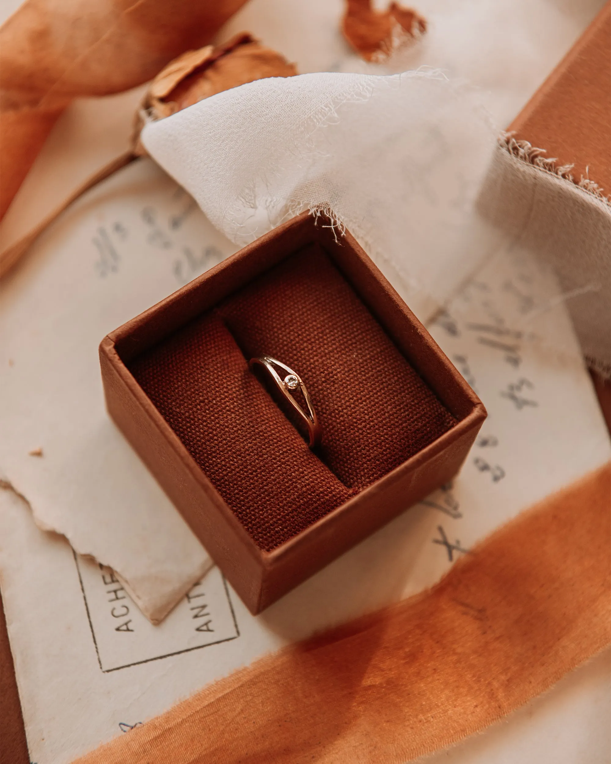 Iris 9ct Gold Diamond Ring sold by Rock n Rose product image thumbnail 3