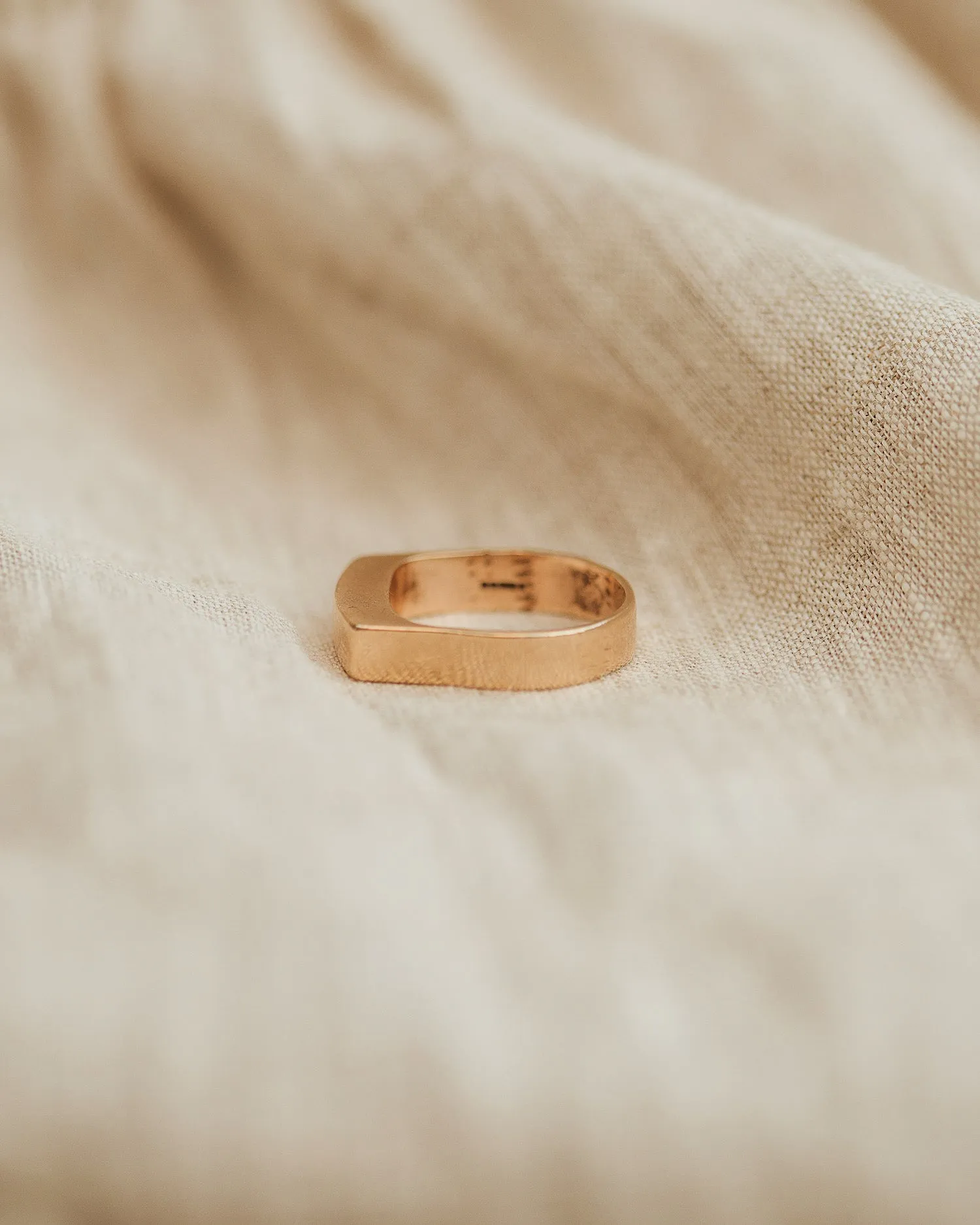 Trudy 1974 9ct Gold Signet Ring sold by Rock n Rose product image thumbnail 5