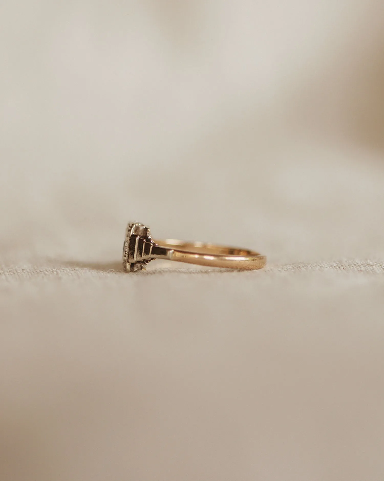 Lois 9ct Gold Art Deco Sapphire Ring sold by Rock n Rose product image thumbnail 5