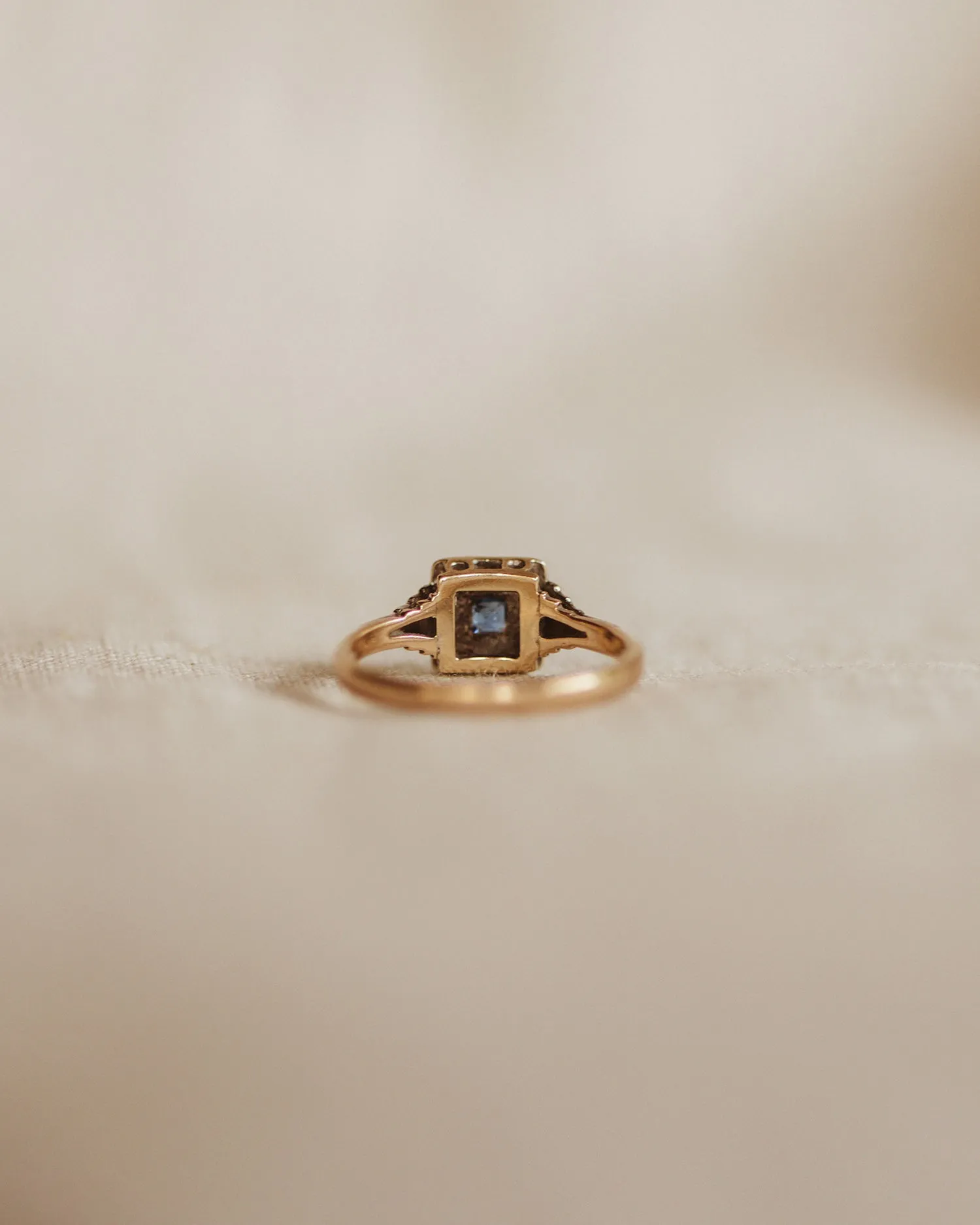 Lois 9ct Gold Art Deco Sapphire Ring sold by Rock n Rose product image thumbnail 4