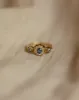 Eloise 1903 Antique 18ct Gold Sapphire & Diamond Cluster Ring sold by Rock n Rose
