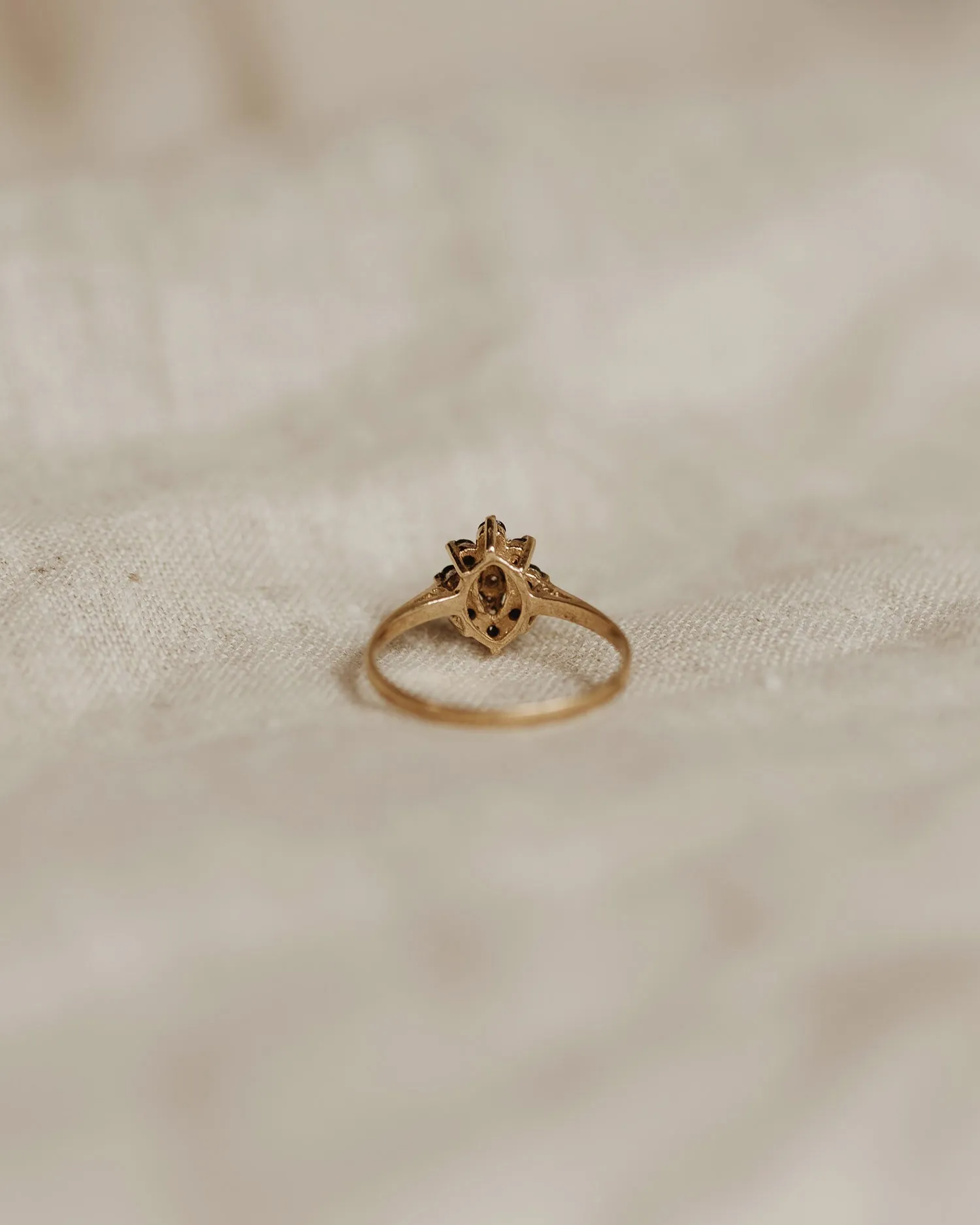 June 9ct Gold Sapphire & Diamond Ring sold by Rock n Rose product image thumbnail 4