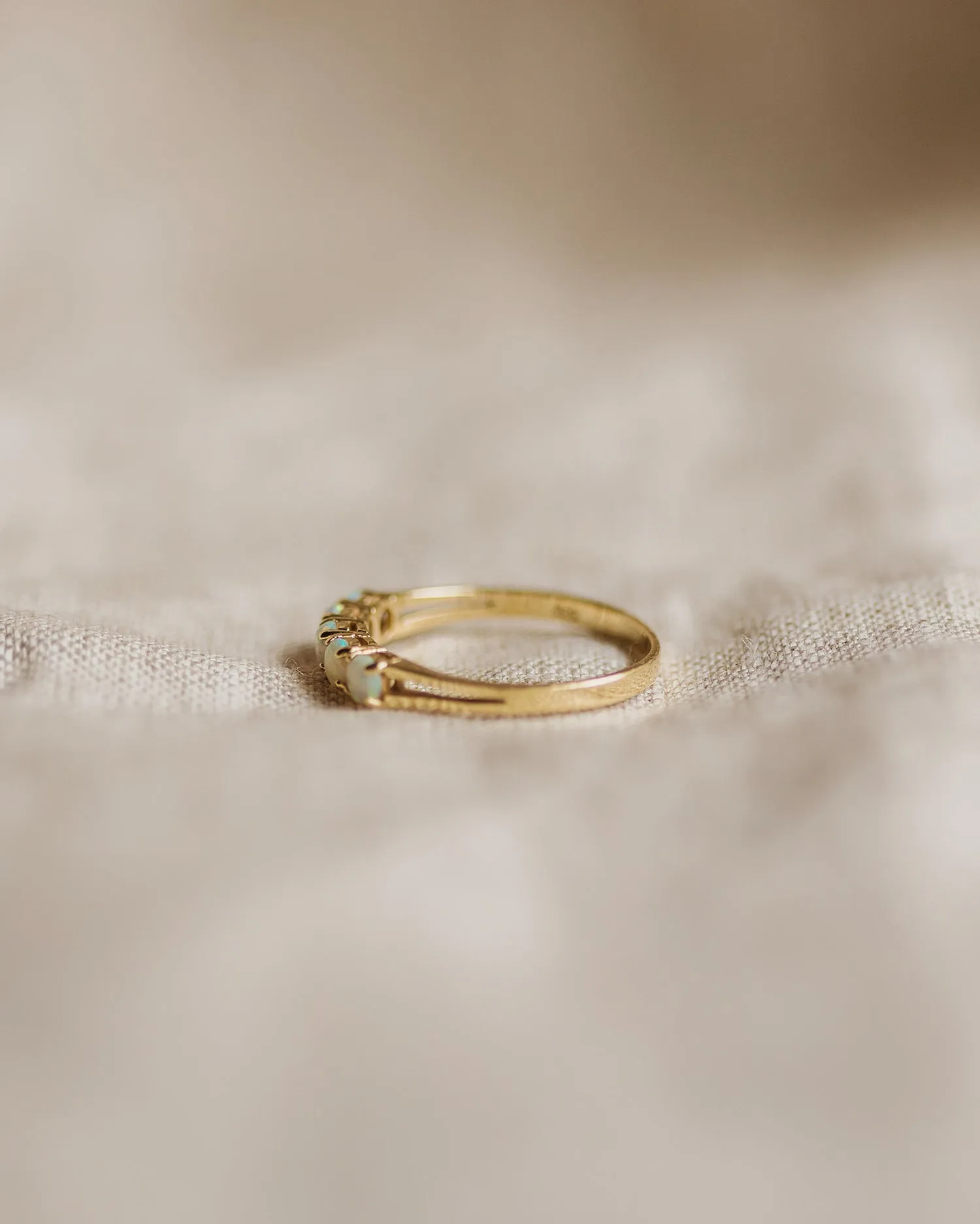 Winifred 14ct Gold Opal Ring sold by Rock n Rose product image thumbnail 5