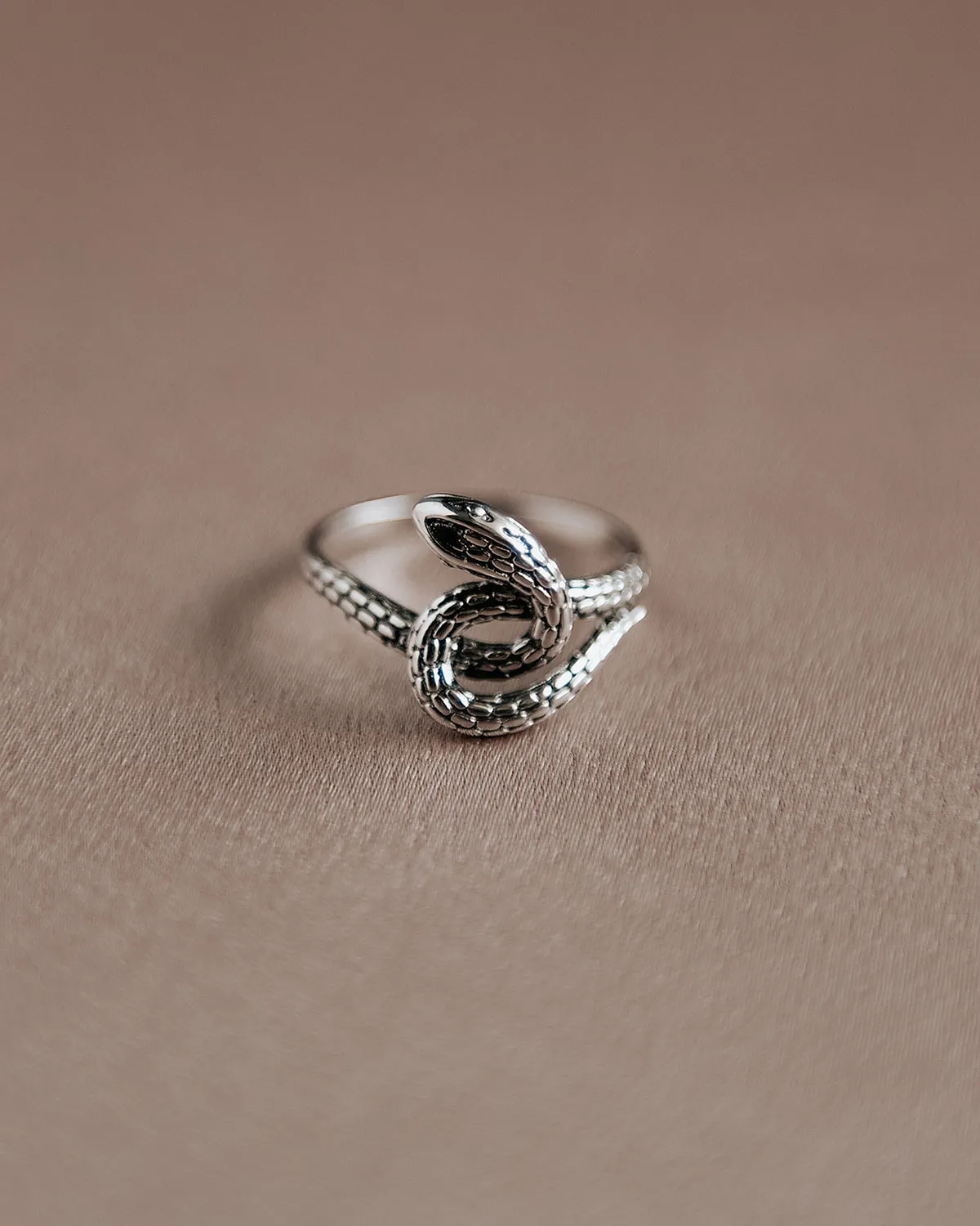 Sunday Sterling Silver Snake Ring sold by Rock n Rose