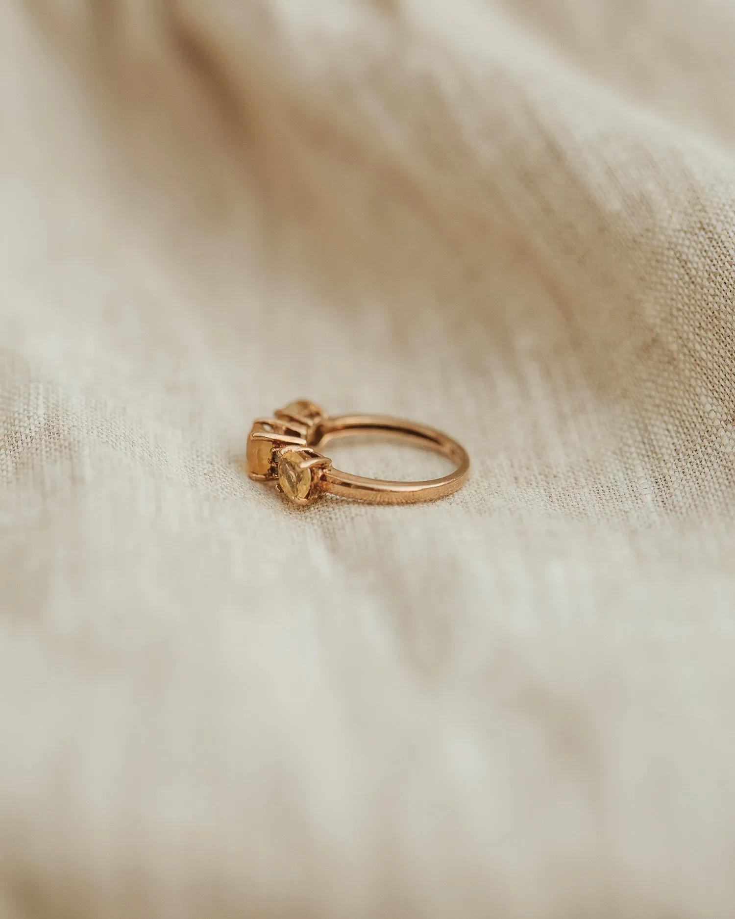 Meryl 9ct Gold Fire Opal Ring sold by Rock n Rose product image thumbnail 5