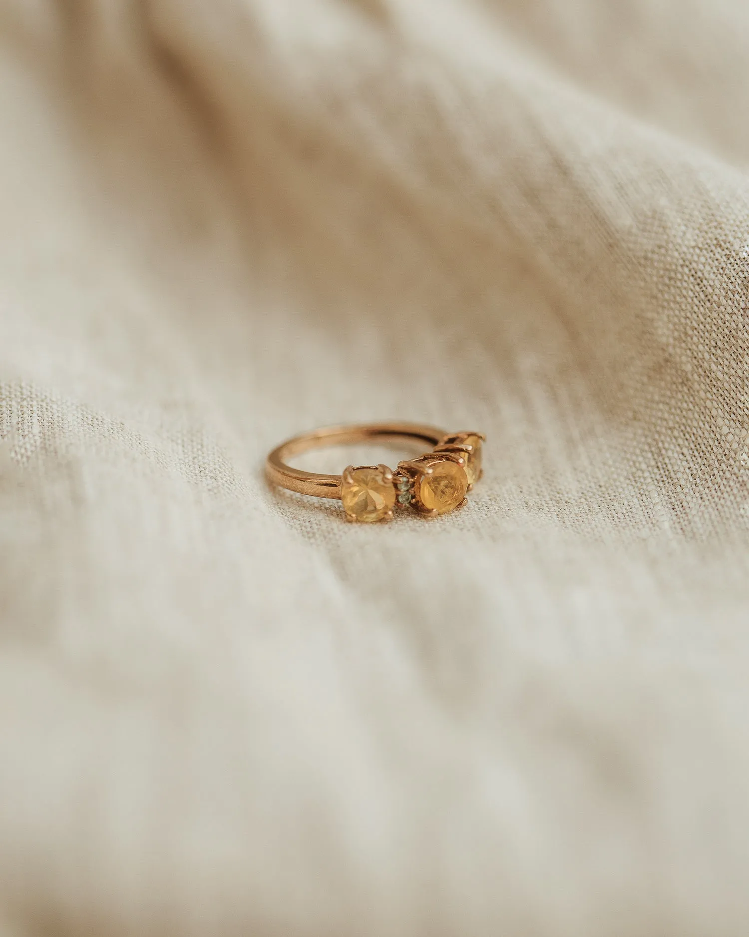 Meryl 9ct Gold Fire Opal Ring sold by Rock n Rose product image thumbnail 3