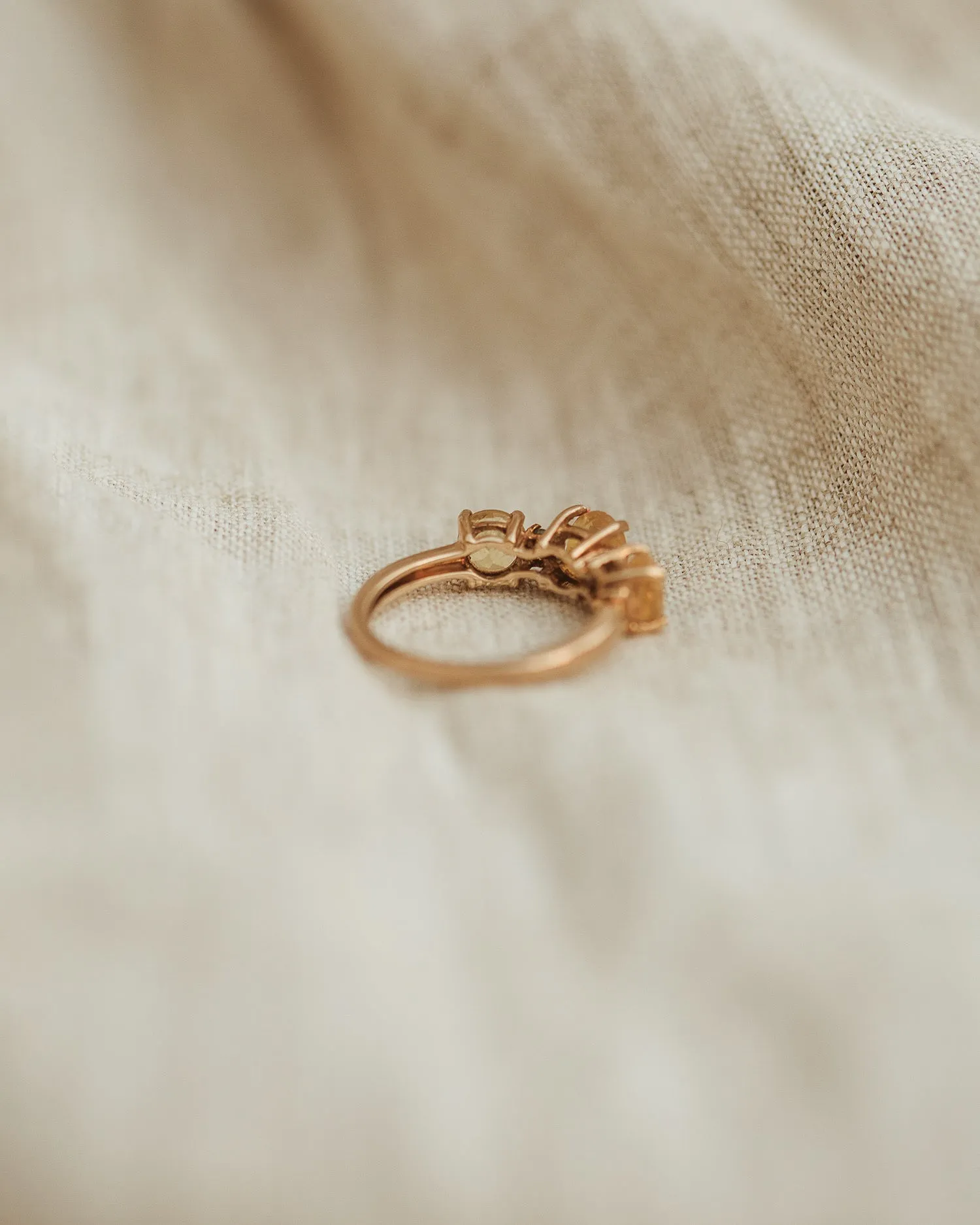 Meryl 9ct Gold Fire Opal Ring sold by Rock n Rose product image thumbnail 4