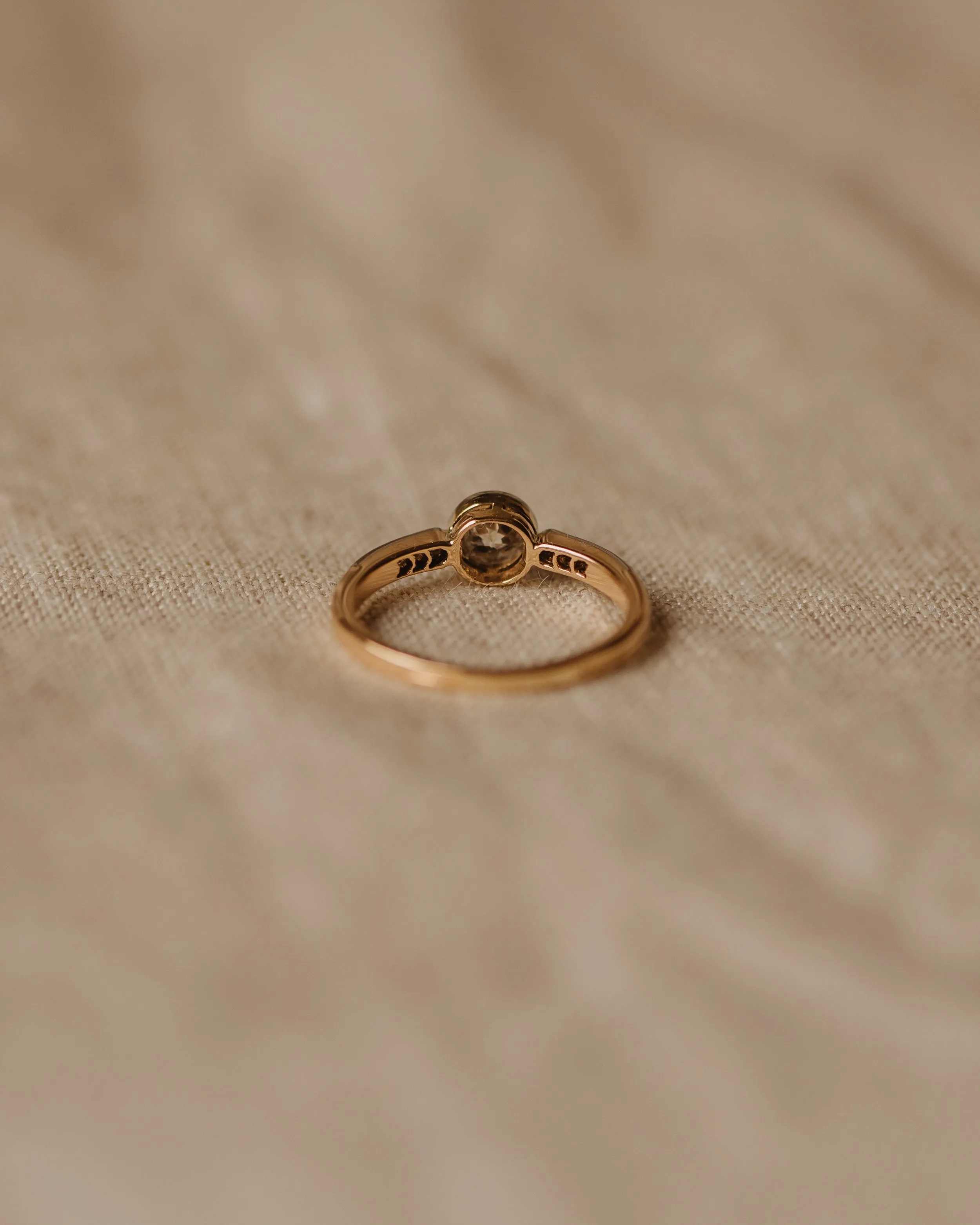 Martha Antique Old Cut Diamond Ring sold by Rock n Rose product image thumbnail 5