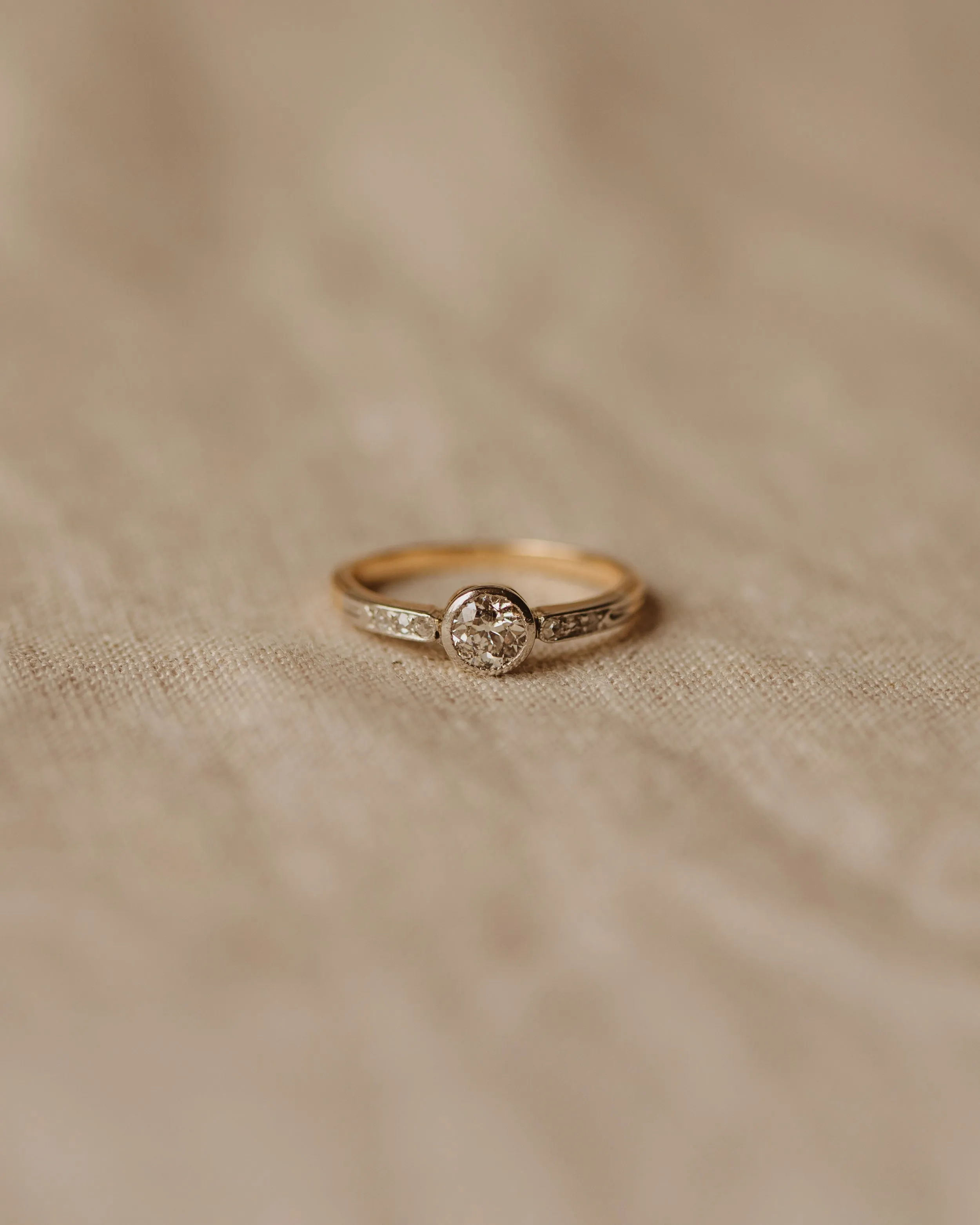 Martha Antique Old Cut Diamond Ring sold by Rock n Rose product image thumbnail 2