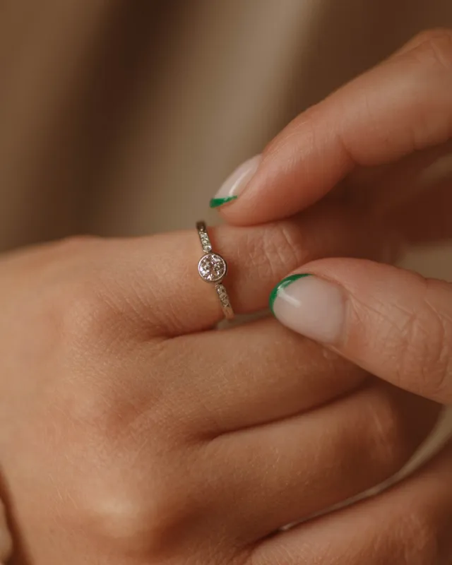 Martha Antique Old Cut Diamond Ring sold by Rock n Rose