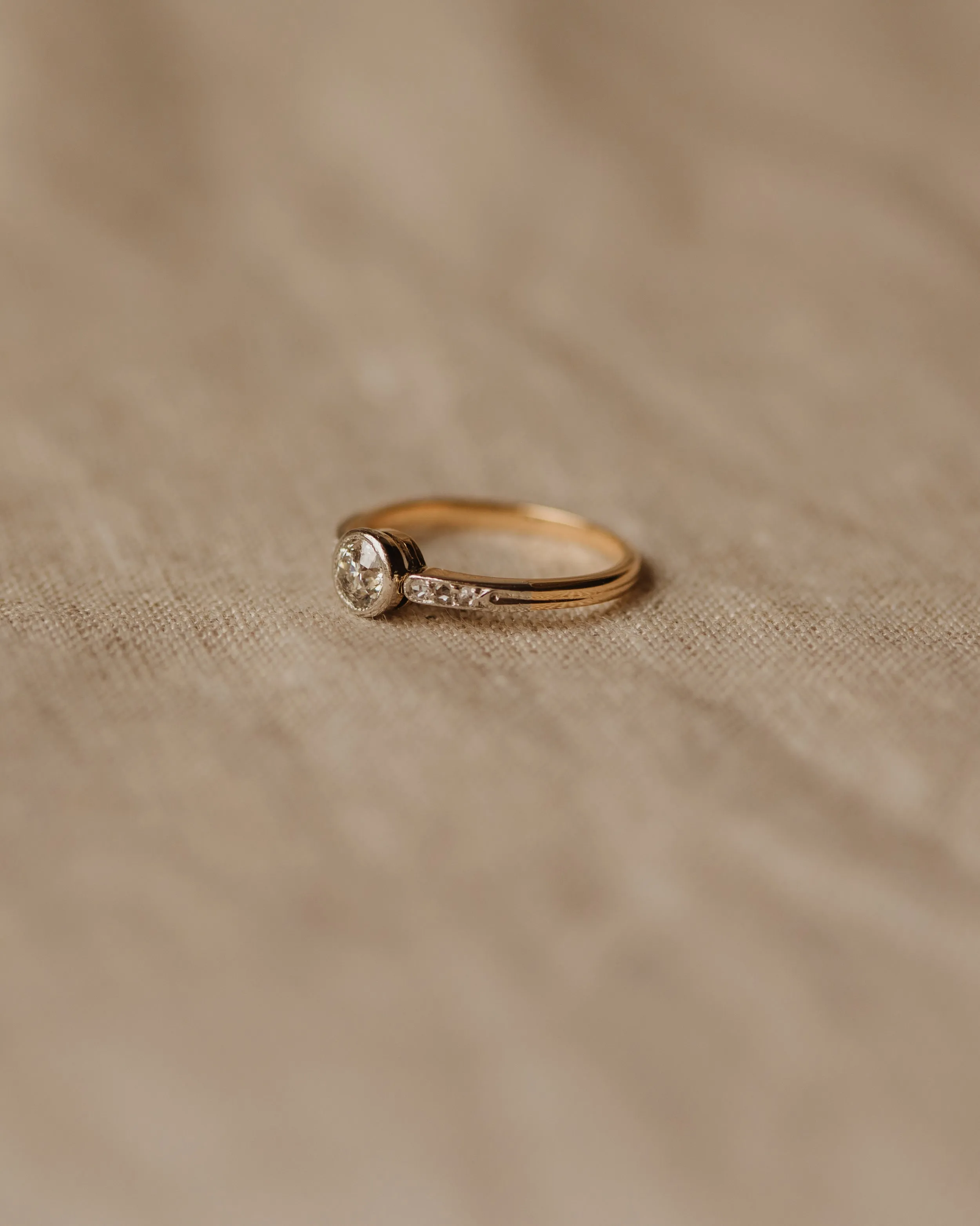 Martha Antique Old Cut Diamond Ring sold by Rock n Rose product image thumbnail 4