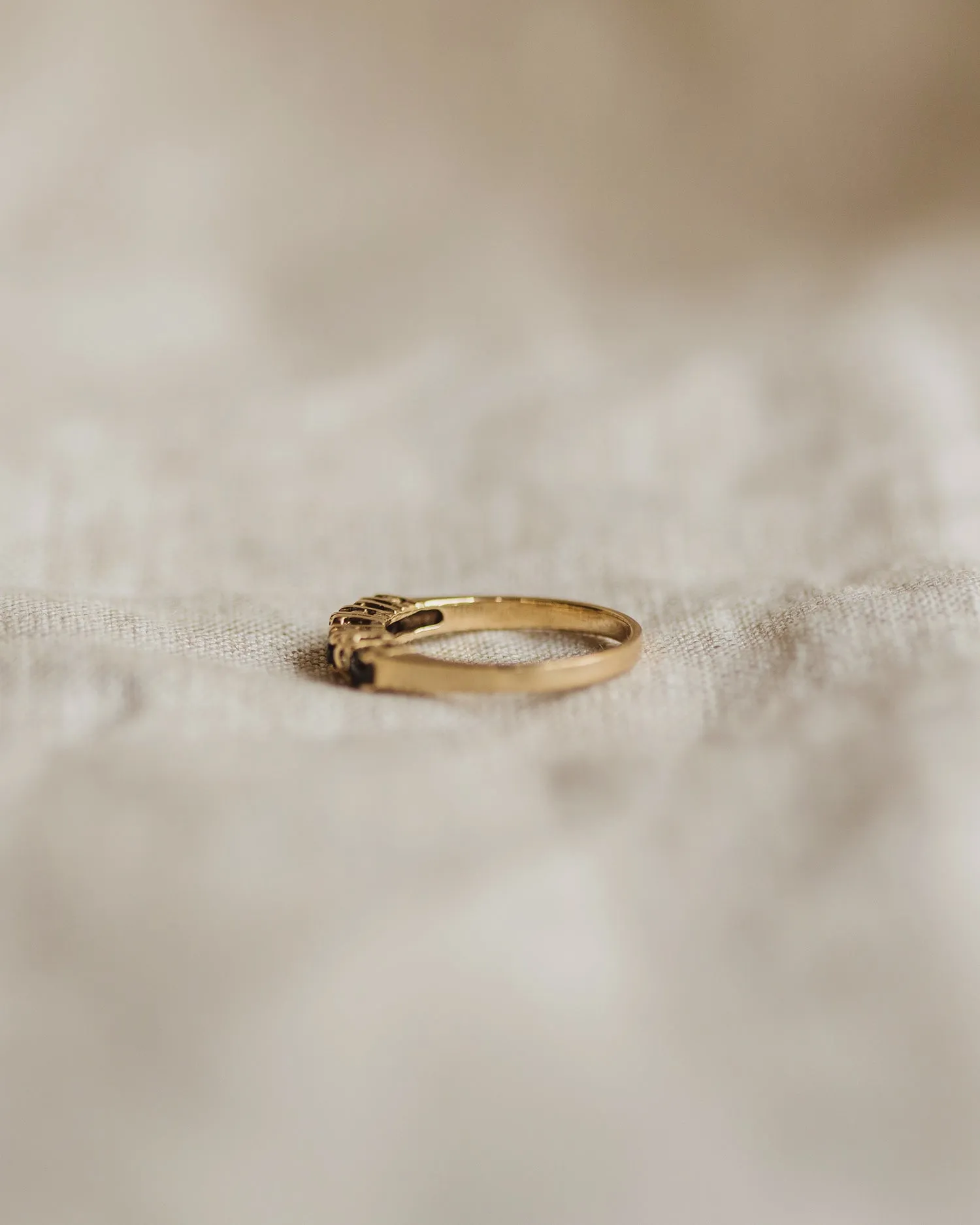 Joan 9ct Gold Sapphire & Diamond Ring sold by Rock n Rose product image thumbnail 5