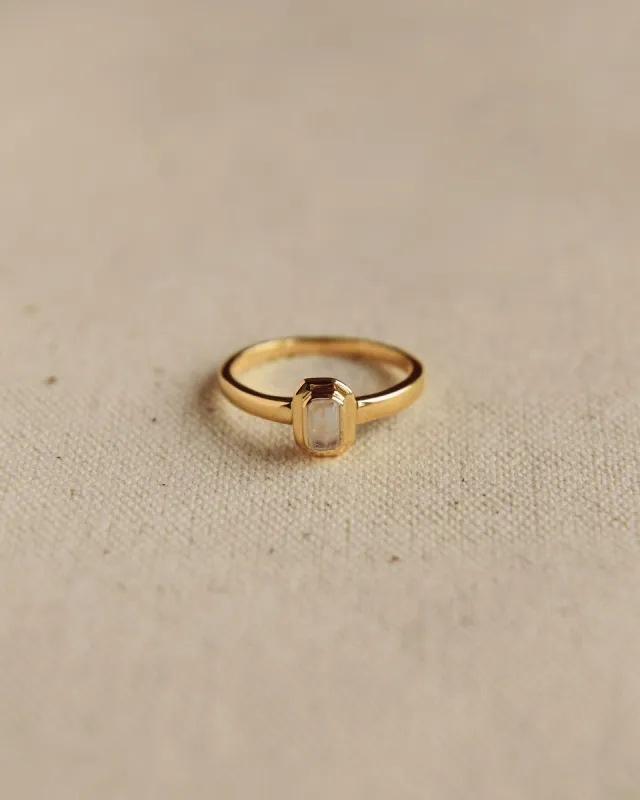 Frances Gold Vermeil Birthstone Ring - June sold by Rock n Rose