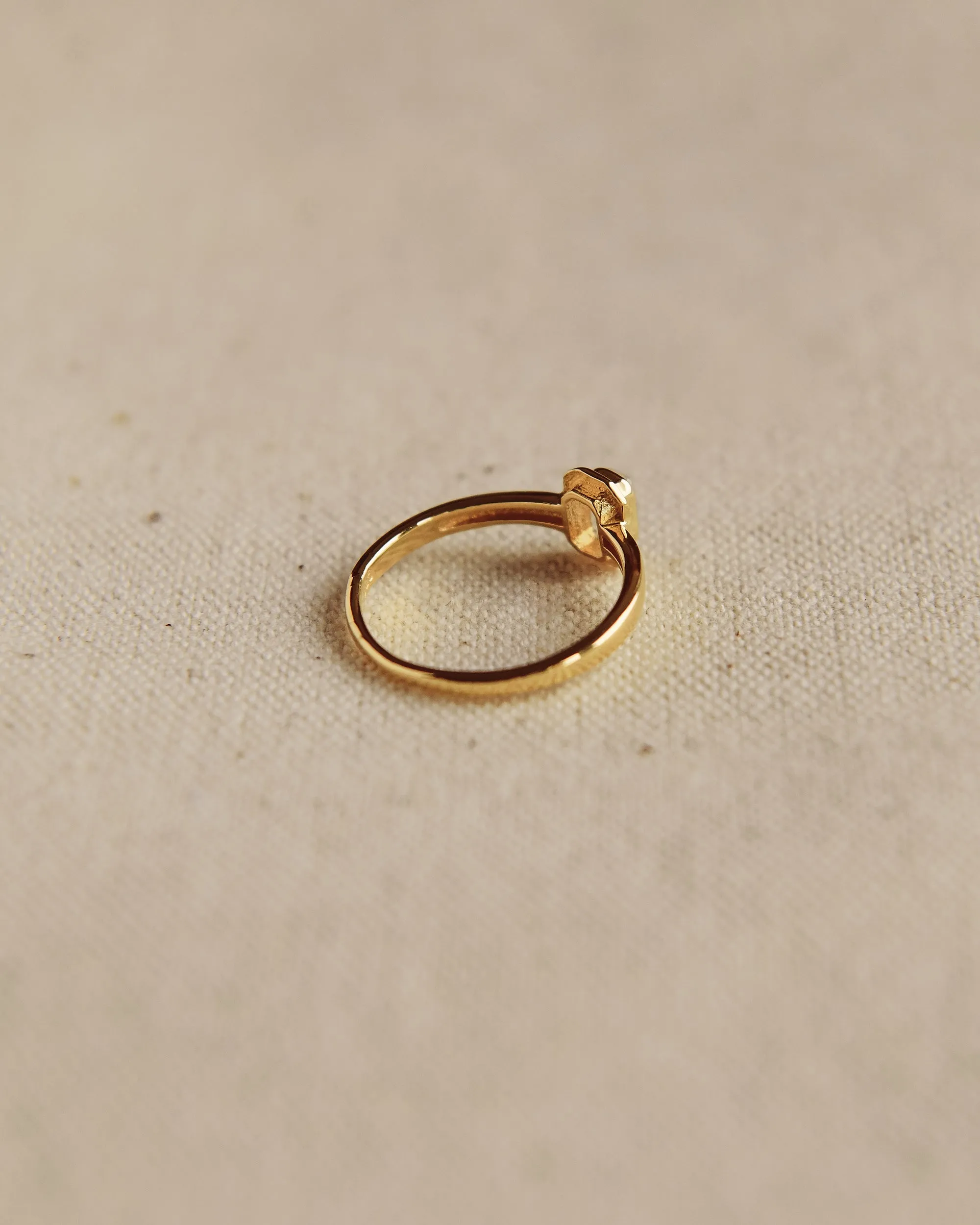 Frances Gold Vermeil Birthstone Ring - June sold by Rock n Rose product image thumbnail 3