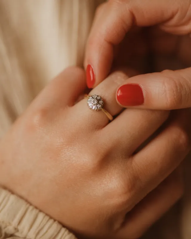 Margaret 1979 18ct Gold Diamond Ring sold by Rock n Rose