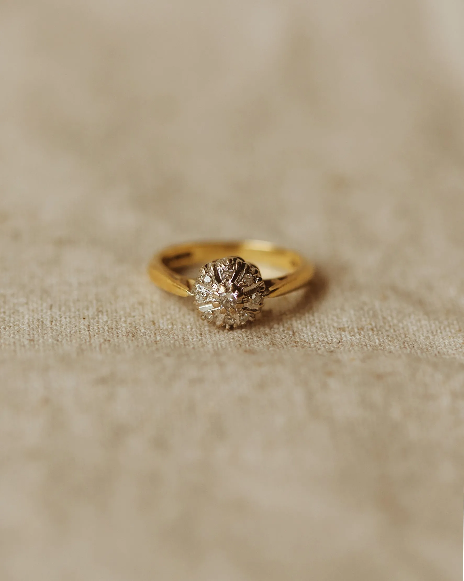 Margaret 1979 18ct Gold Diamond Ring sold by Rock n Rose product image thumbnail 2