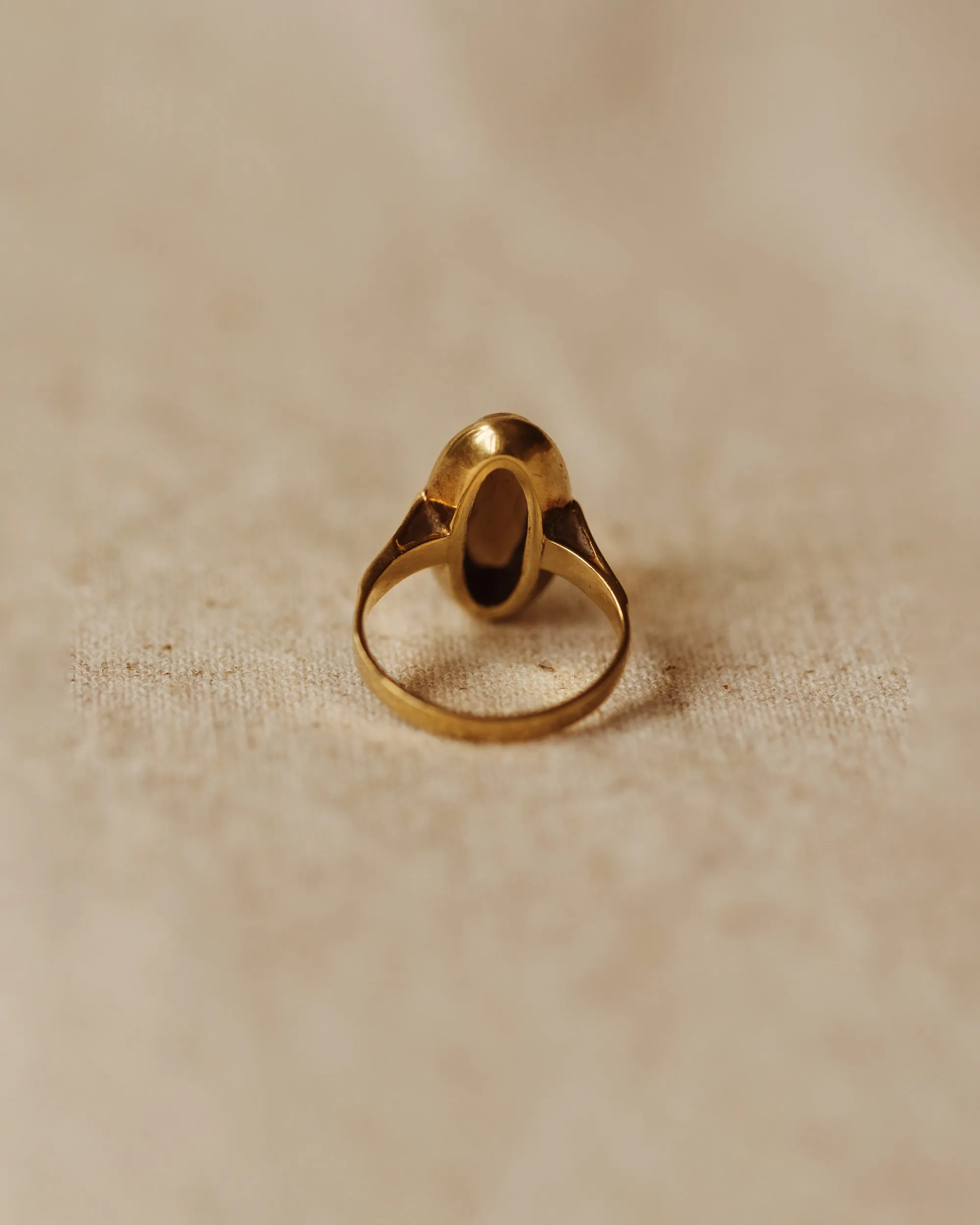 Edalyn Vintage 8ct Gold Smoky Quartz Ring sold by Rock n Rose product image thumbnail 4