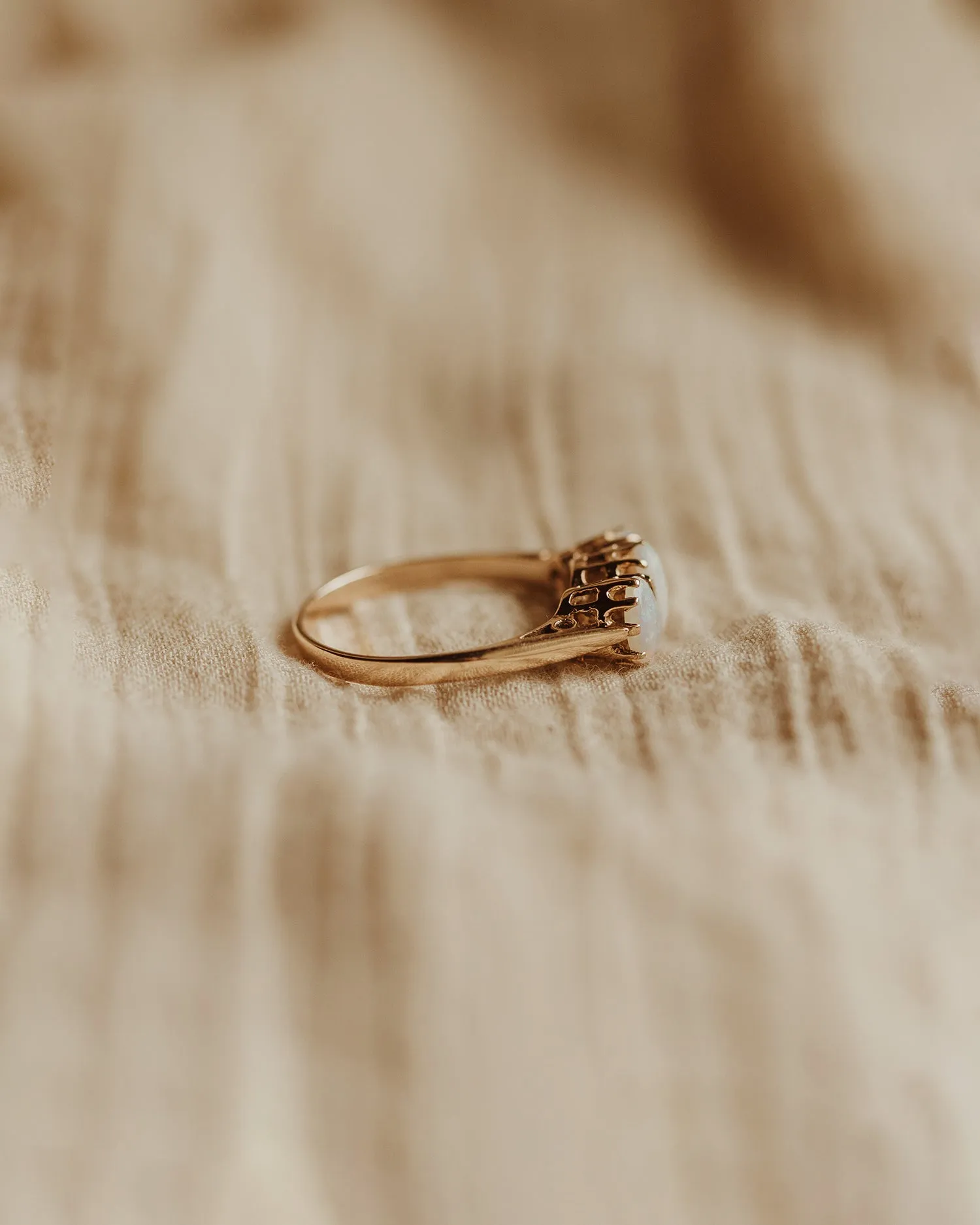 Vera 9ct Gold Opal Ring sold by Rock n Rose product image thumbnail 5