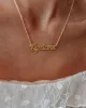Capricorn Zodiac Nameplate Necklace sold by Rock n Rose