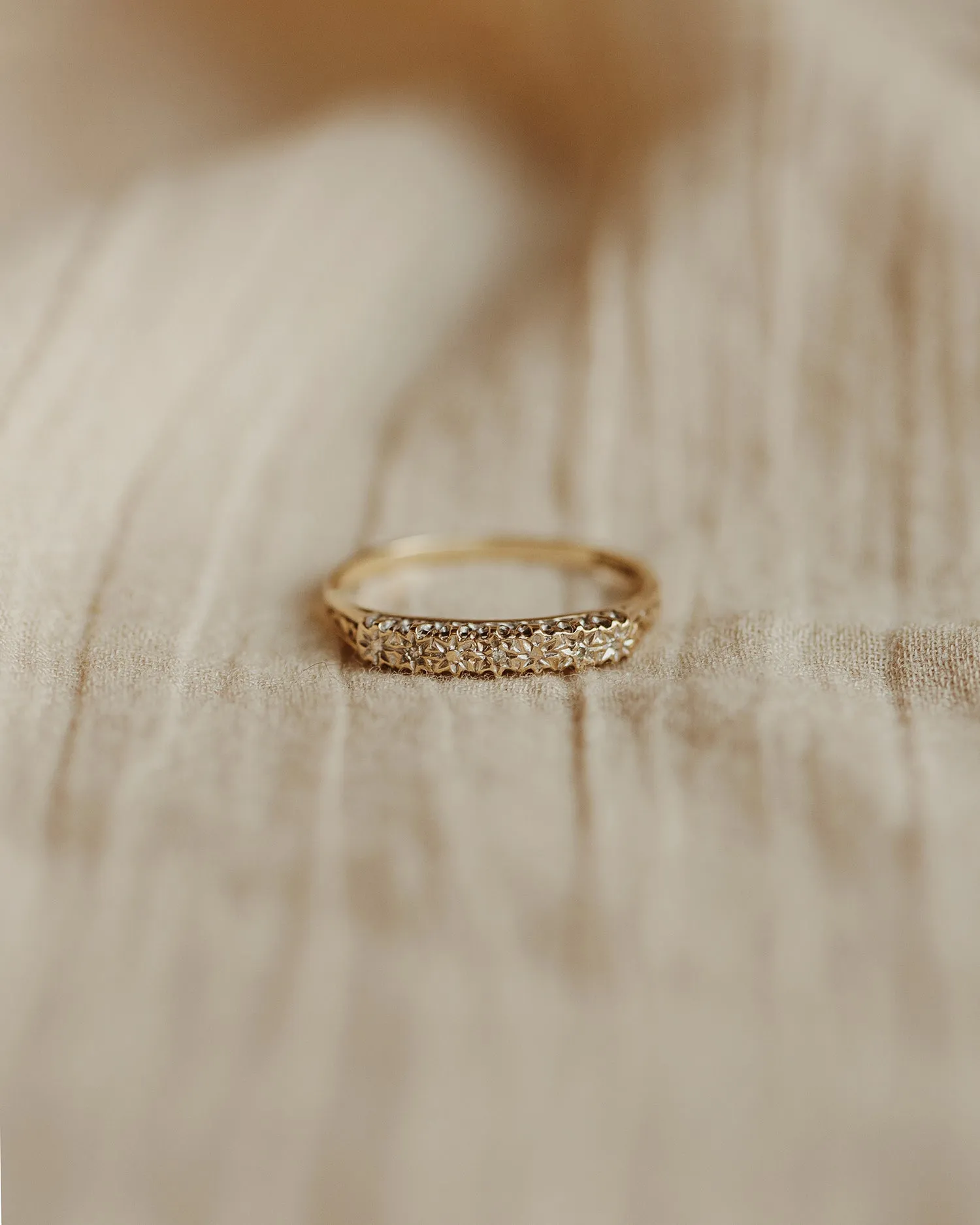 Kate 9ct Gold Diamond Ring sold by Rock n Rose product image thumbnail 2