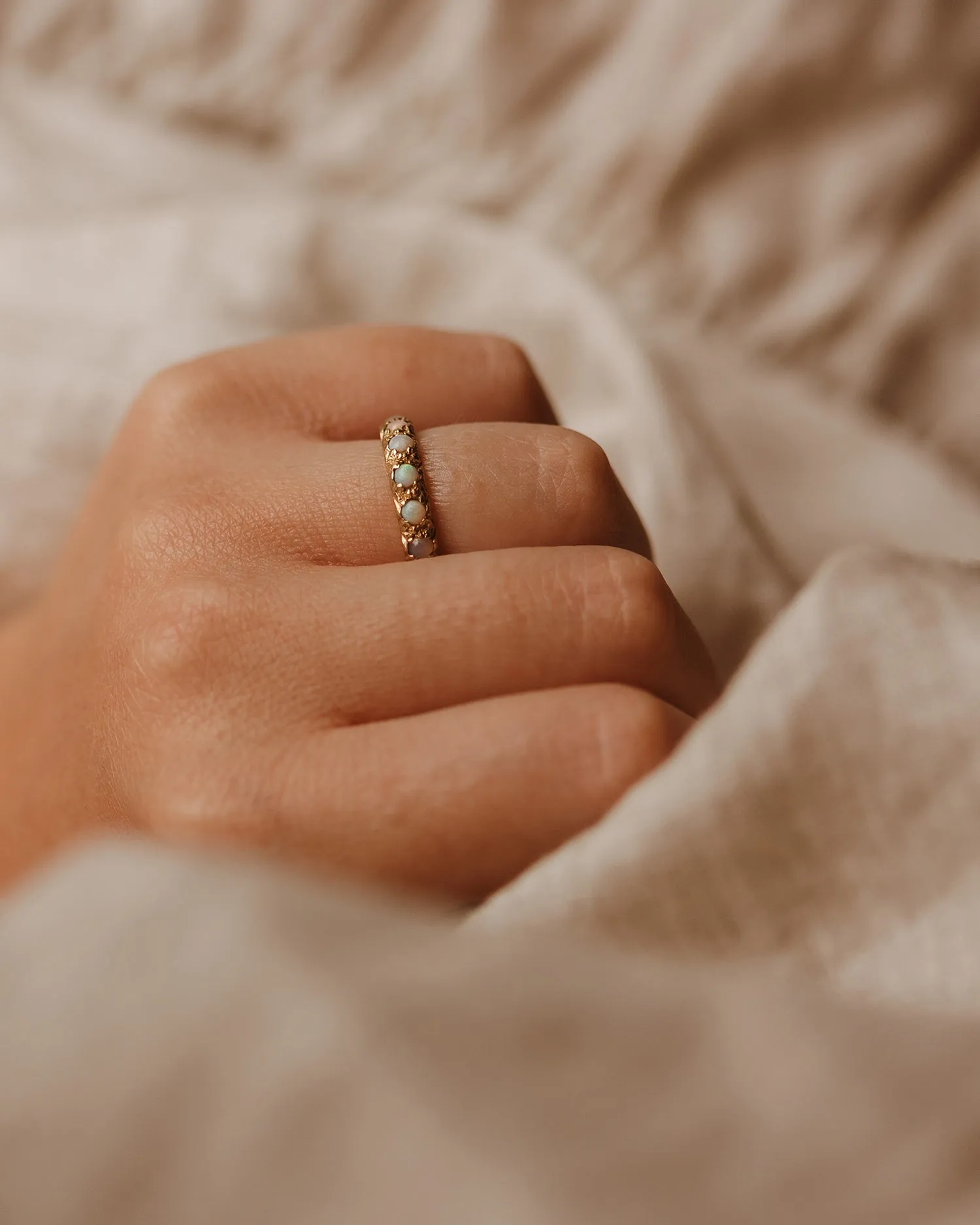 Edith 9ct Gold Opal Ring sold by Rock n Rose product image thumbnail 2