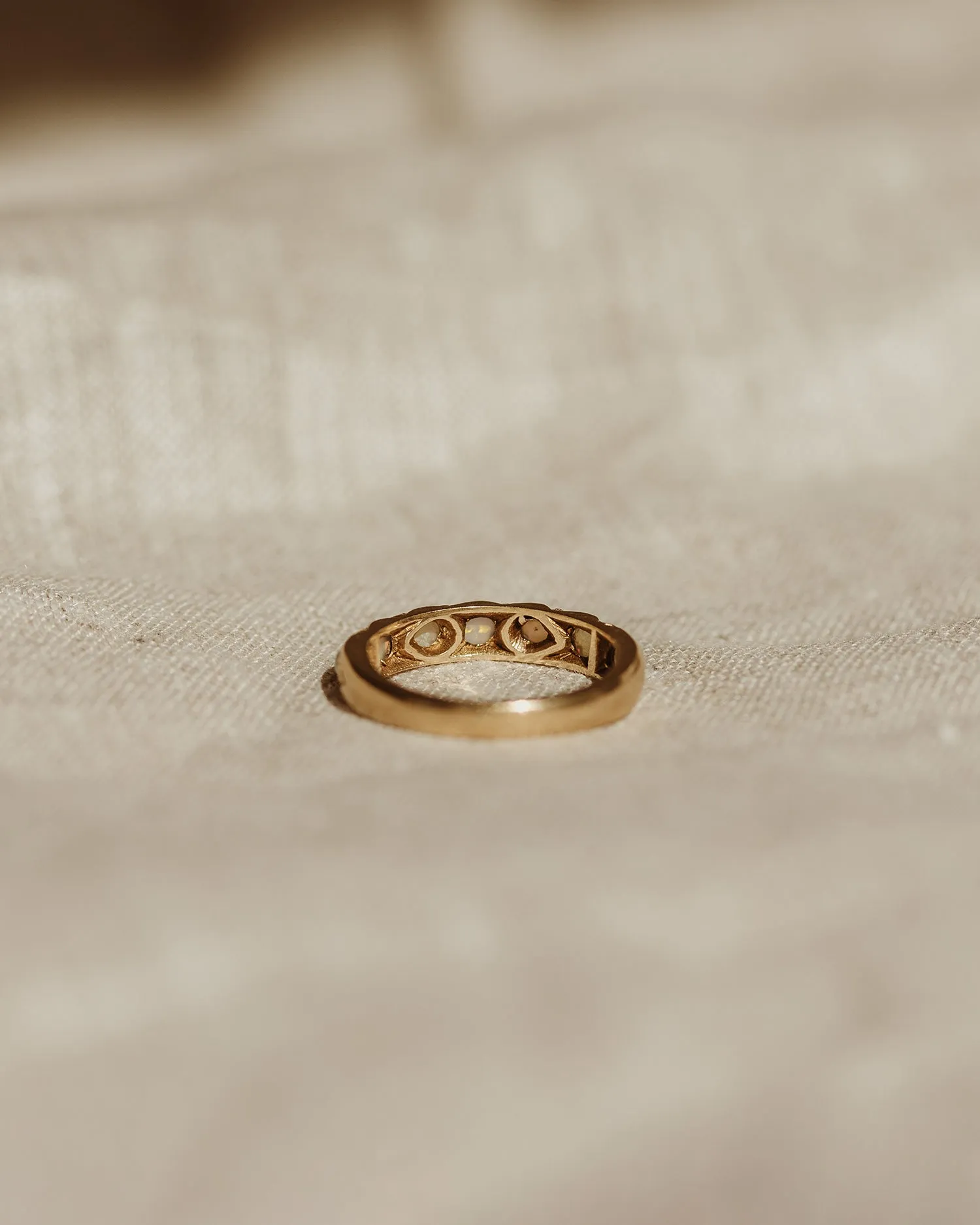 Edith 9ct Gold Opal Ring sold by Rock n Rose product image thumbnail 4