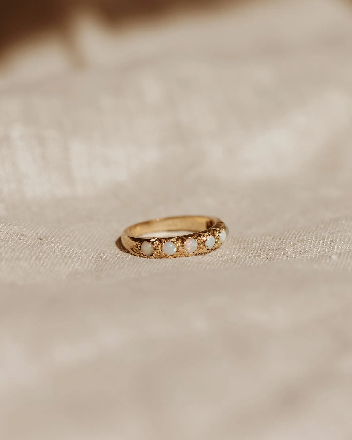 Edith 9ct Gold Opal Ring sold by Rock n Rose product image thumbnail 3