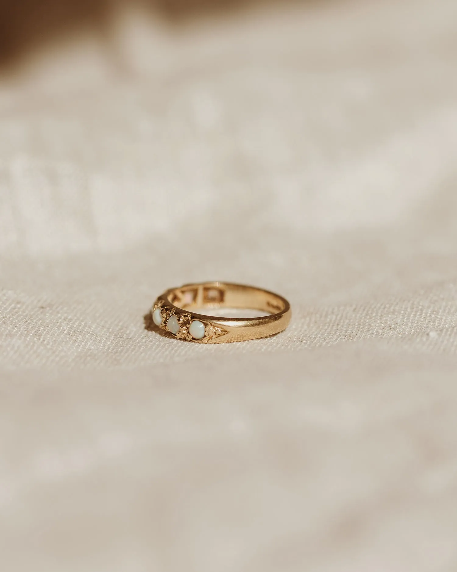 Edith 9ct Gold Opal Ring sold by Rock n Rose product image thumbnail 5