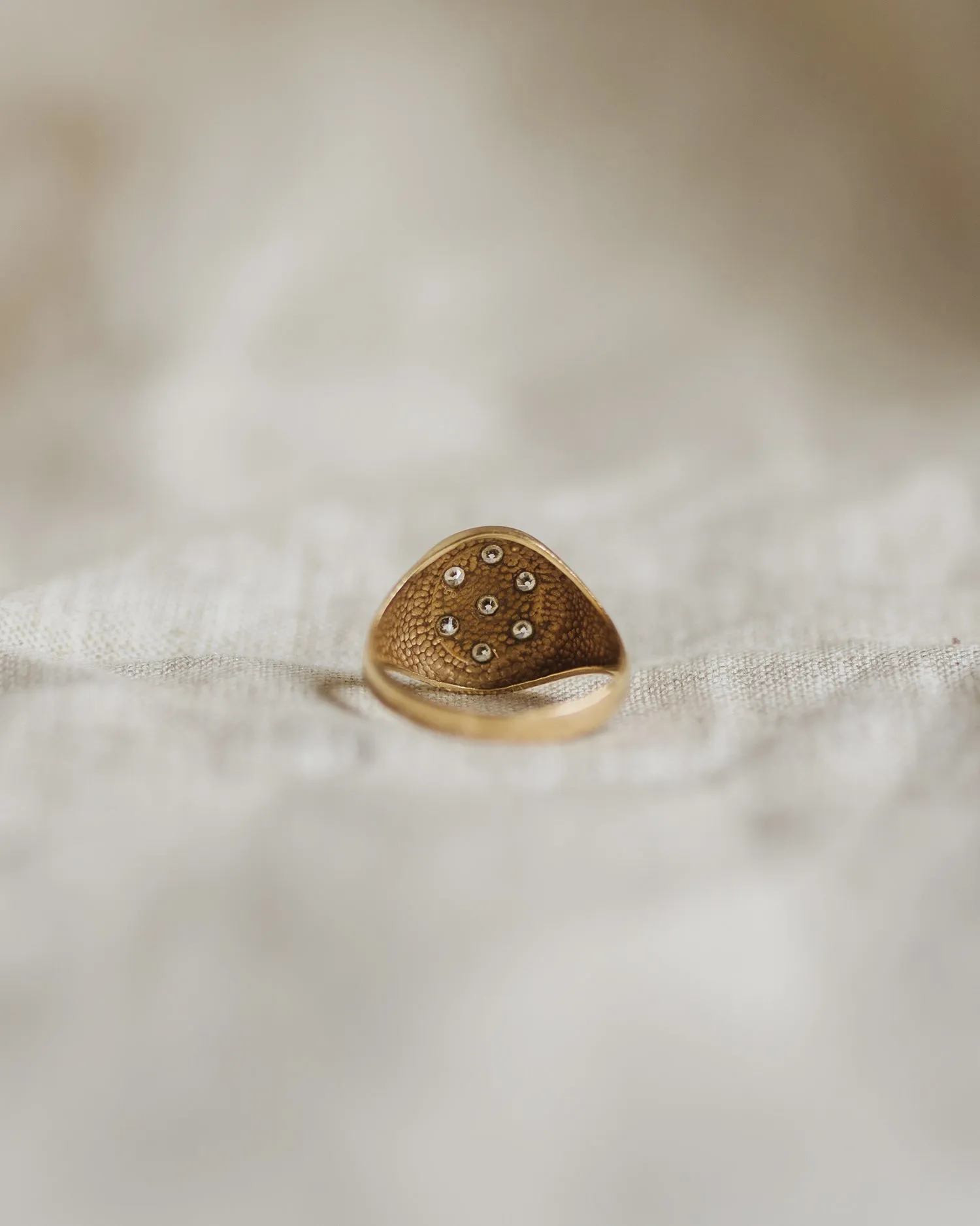 Willa 9ct Gold Signet Ring sold by Rock n Rose product image thumbnail 4