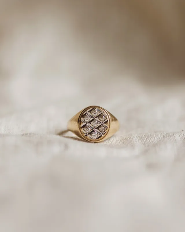 Willa 9ct Gold Signet Ring sold by Rock n Rose