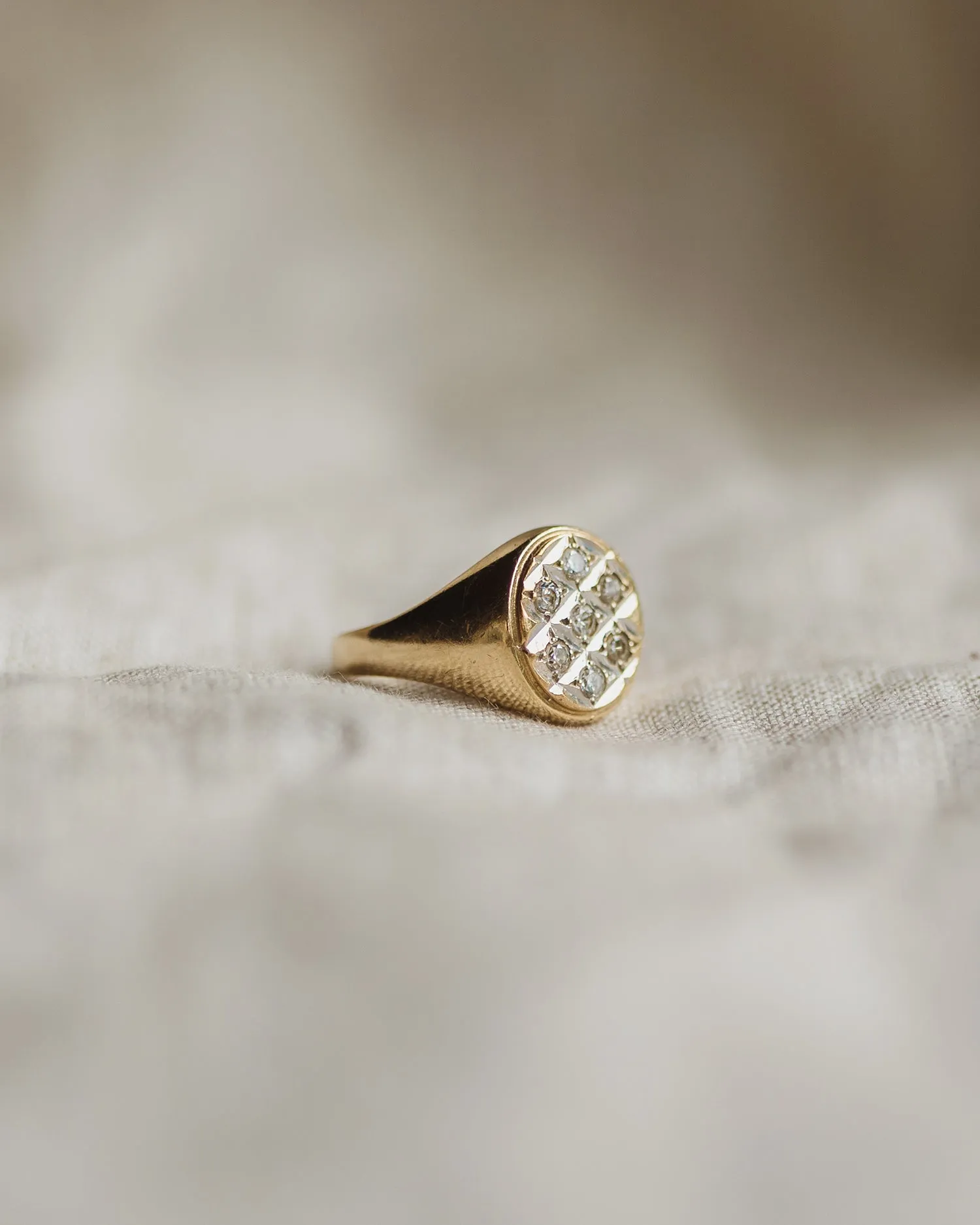 Willa 9ct Gold Signet Ring sold by Rock n Rose product image thumbnail 3