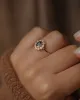Dorothea 1985 Vintage 18ct Gold Sapphire & Diamond Cluster Ring sold by Rock n Rose