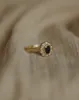 Dorothea 1985 Vintage 18ct Gold Sapphire & Diamond Cluster Ring sold by Rock n Rose