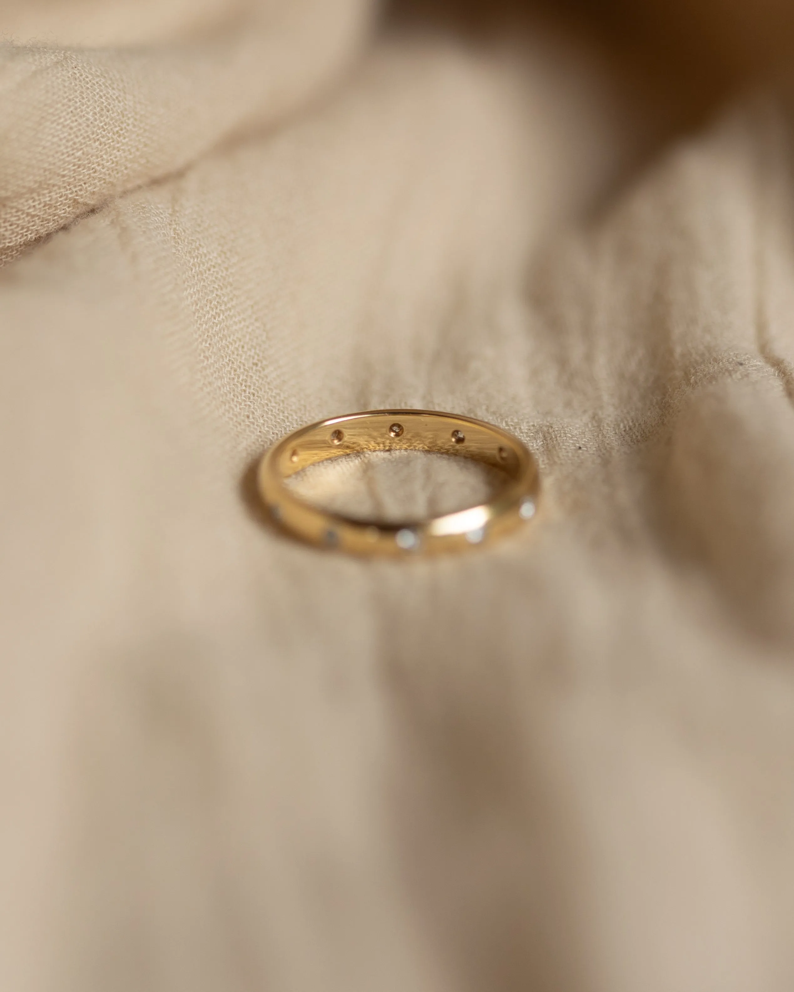 Marie 1992 Vintage 18ct Gold Diamond Eternity Ring sold by Rock n Rose product image thumbnail 4