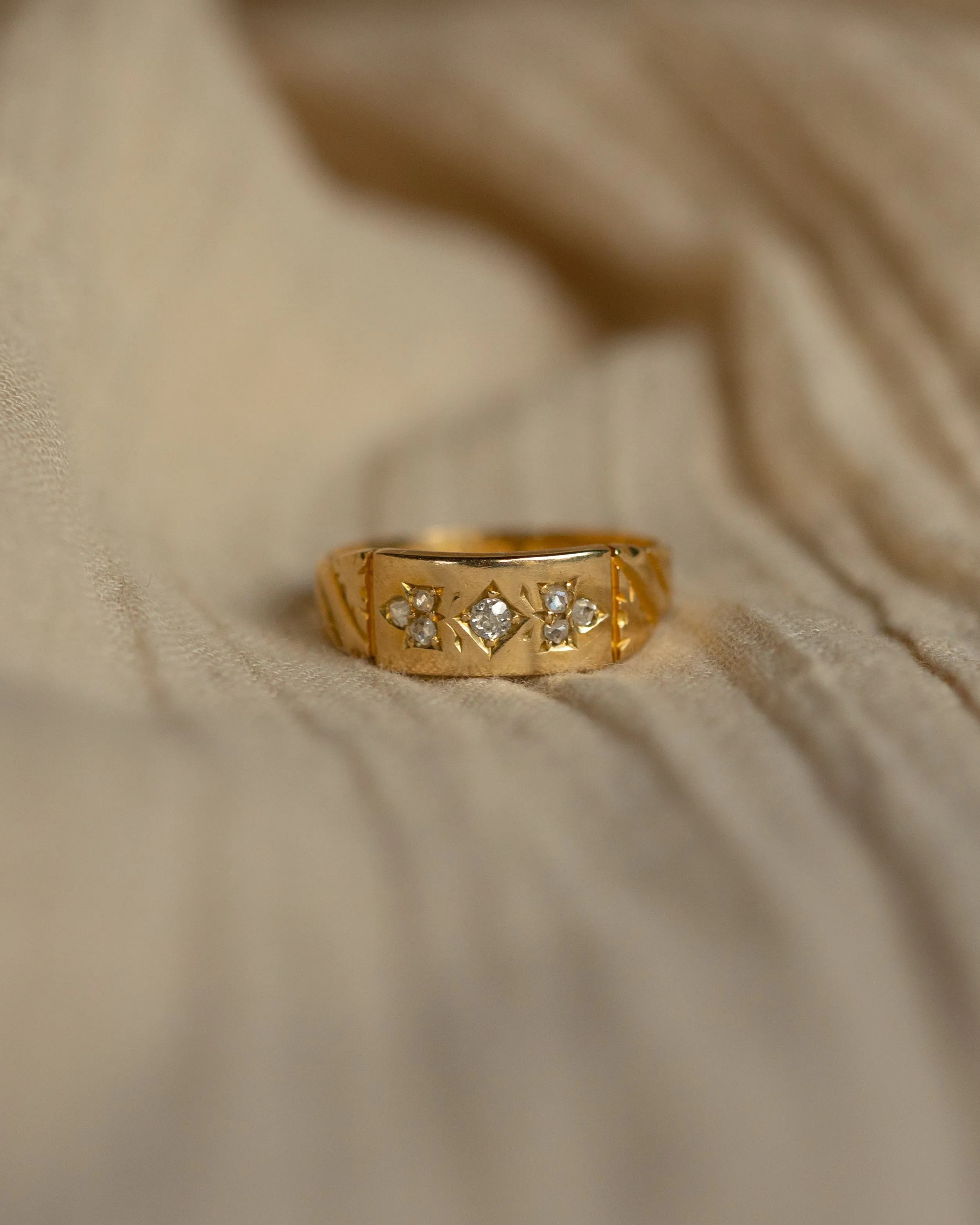 Goldie 1893 Antique Victorian 18ct Gold Diamond Ring sold by Rock n Rose product image thumbnail 3