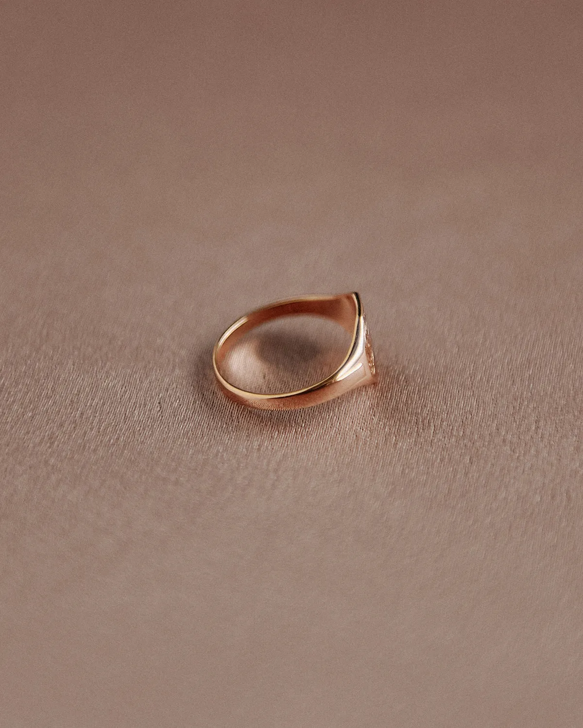 George Gold Vermeil Signet Pinky Ring sold by Rock n Rose product image thumbnail 4