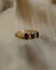 Betina Antique 9ct Gold Garnet Trilogy Ring sold by Rock n Rose