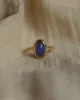 Dolores Antique 9ct Gold Chalcedony Single Stone Ring sold by Rock n Rose