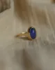 Dolores Antique 9ct Gold Chalcedony Single Stone Ring sold by Rock n Rose