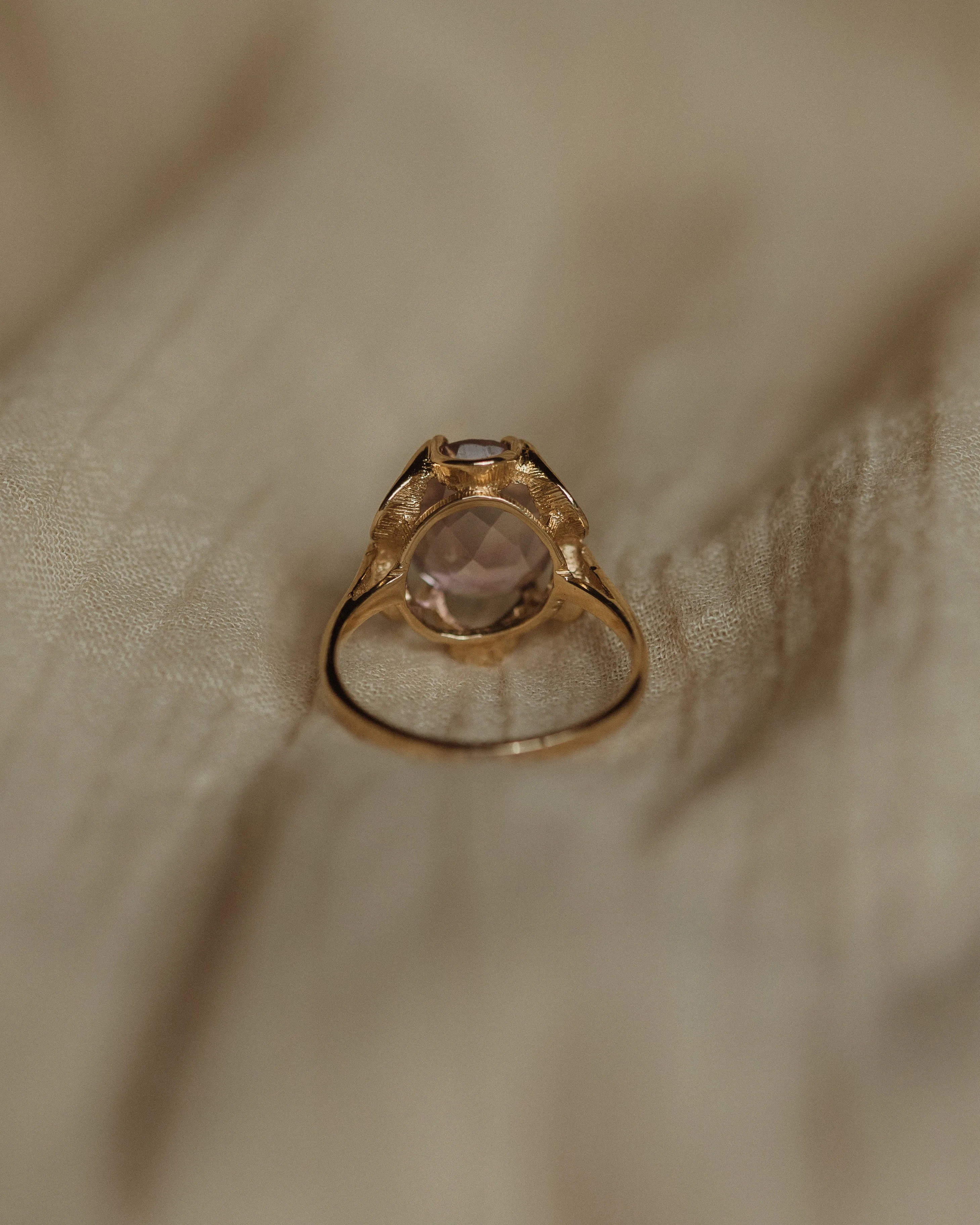 Margie 1988 Vintage 9ct Gold Amethyst Ring sold by Rock n Rose product image thumbnail 5