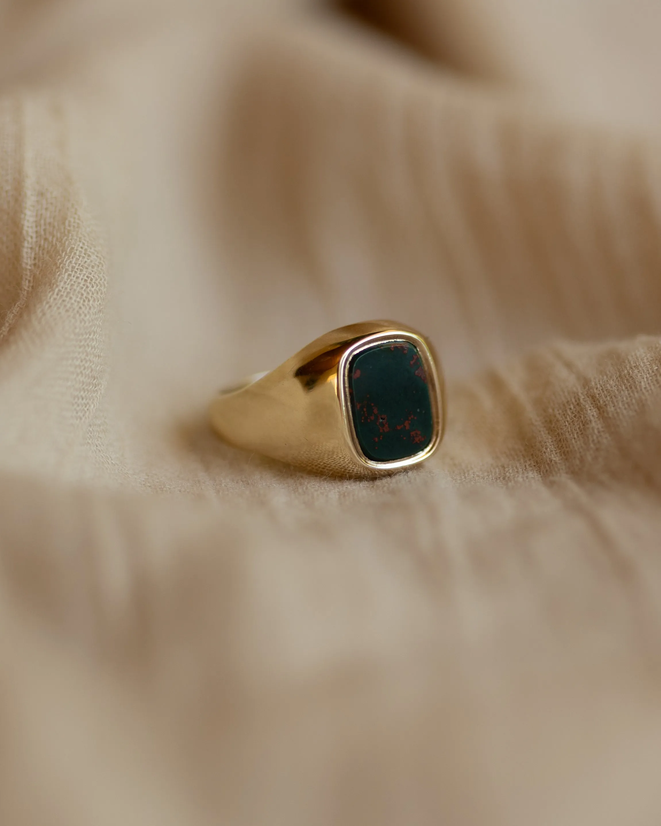 Ophelia Antique 9ct Gold Bloodstone Signet Ring sold by Rock n Rose product image thumbnail 4