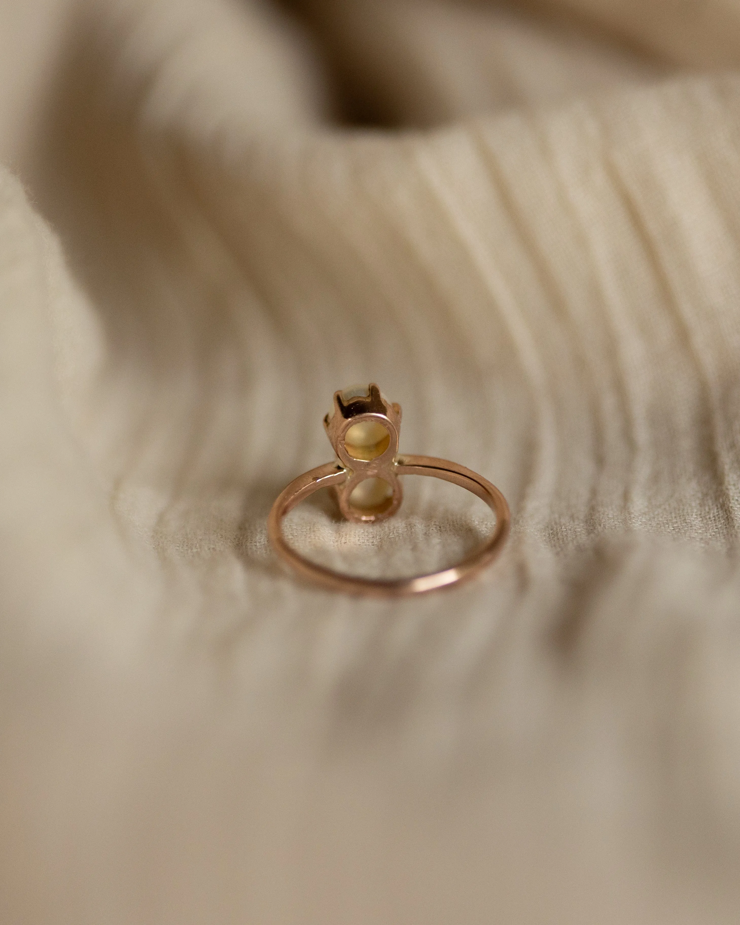 Violetta Vintage 9ct Gold Pearl Toi Et Moi Ring sold by Rock n Rose product image thumbnail 5