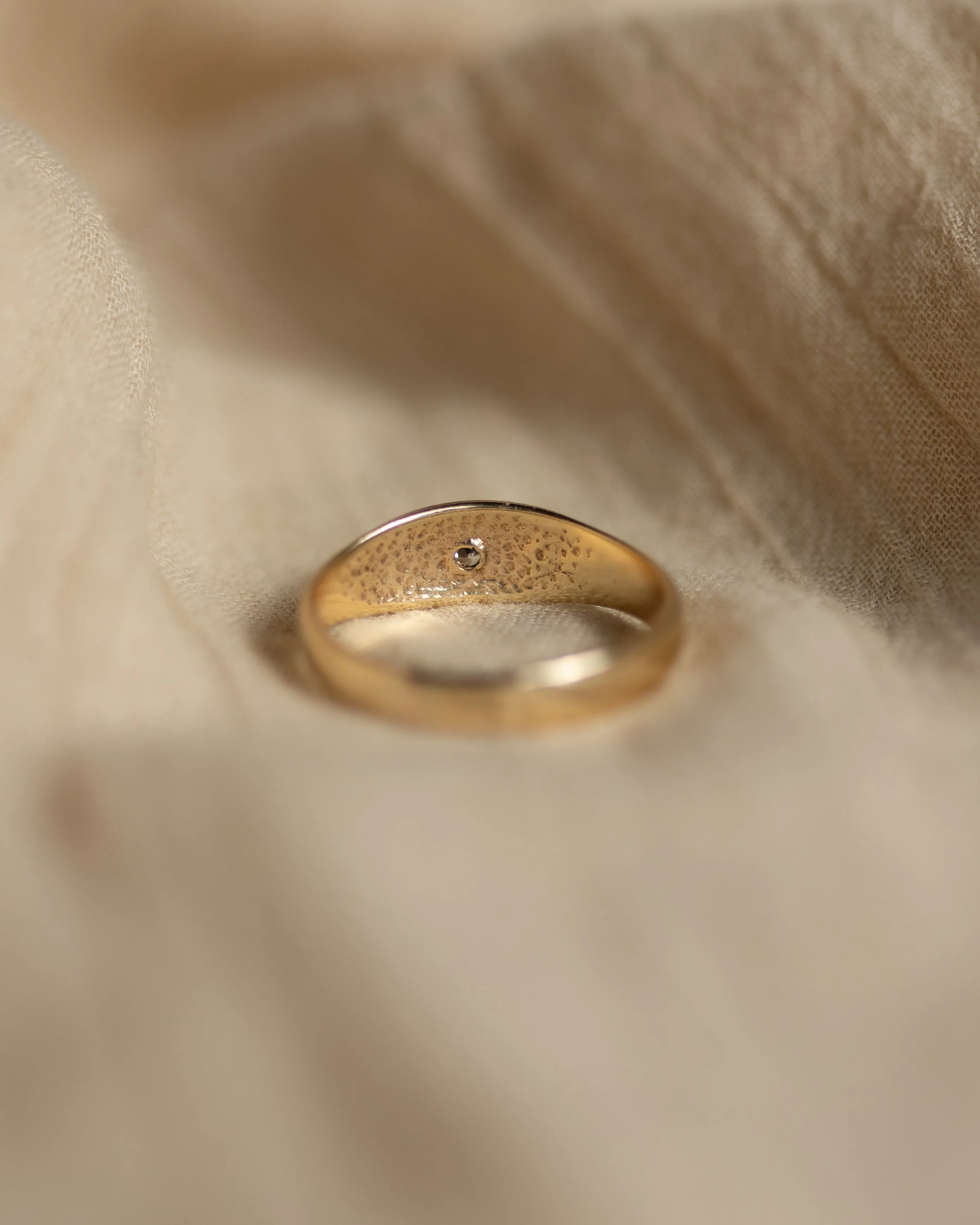 Carmen Vintage 9ct Gold Star Set Diamond Ring sold by Rock n Rose product image thumbnail 5