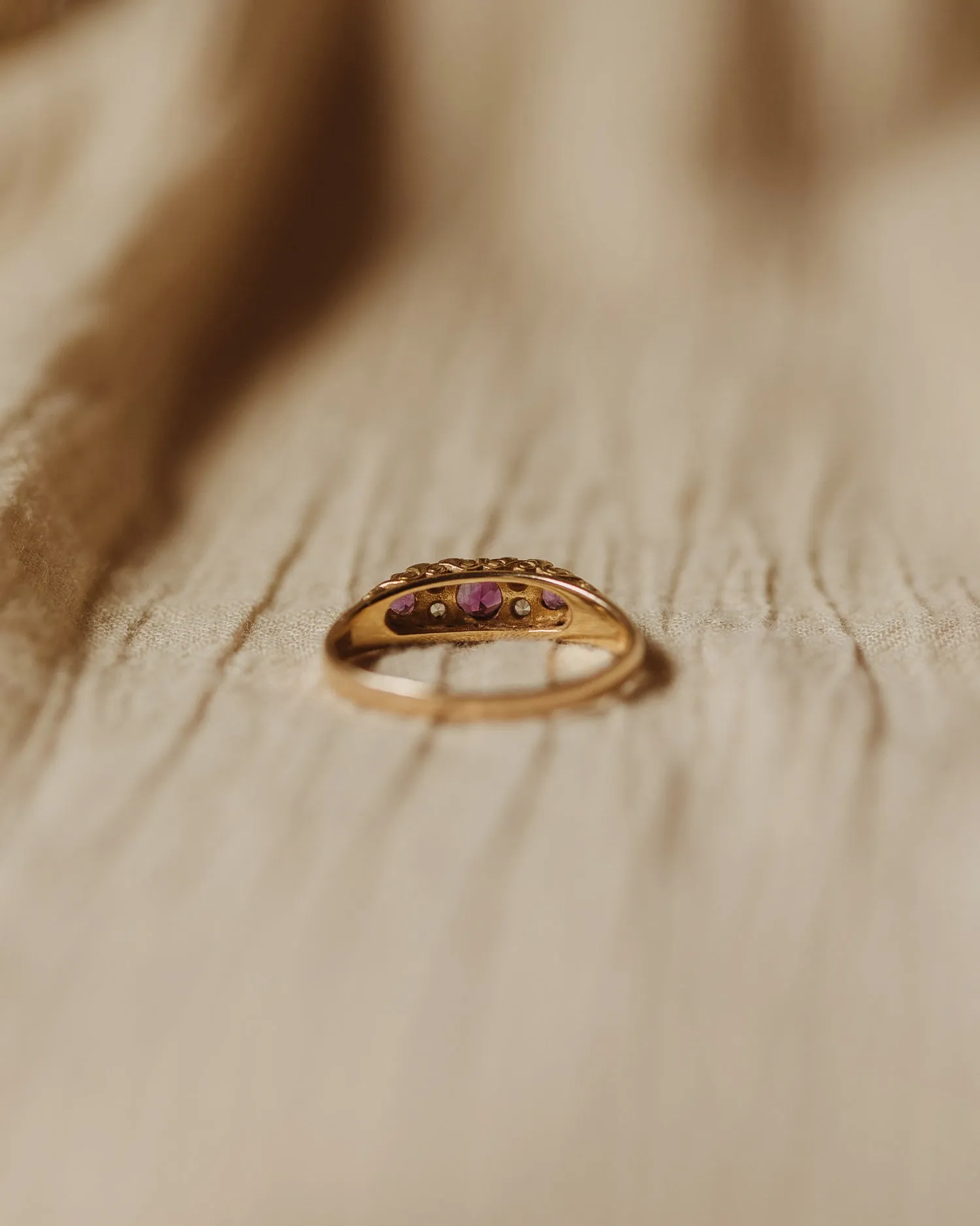 Gretchen 9ct Gold Amethyst Ring sold by Rock n Rose product image thumbnail 5