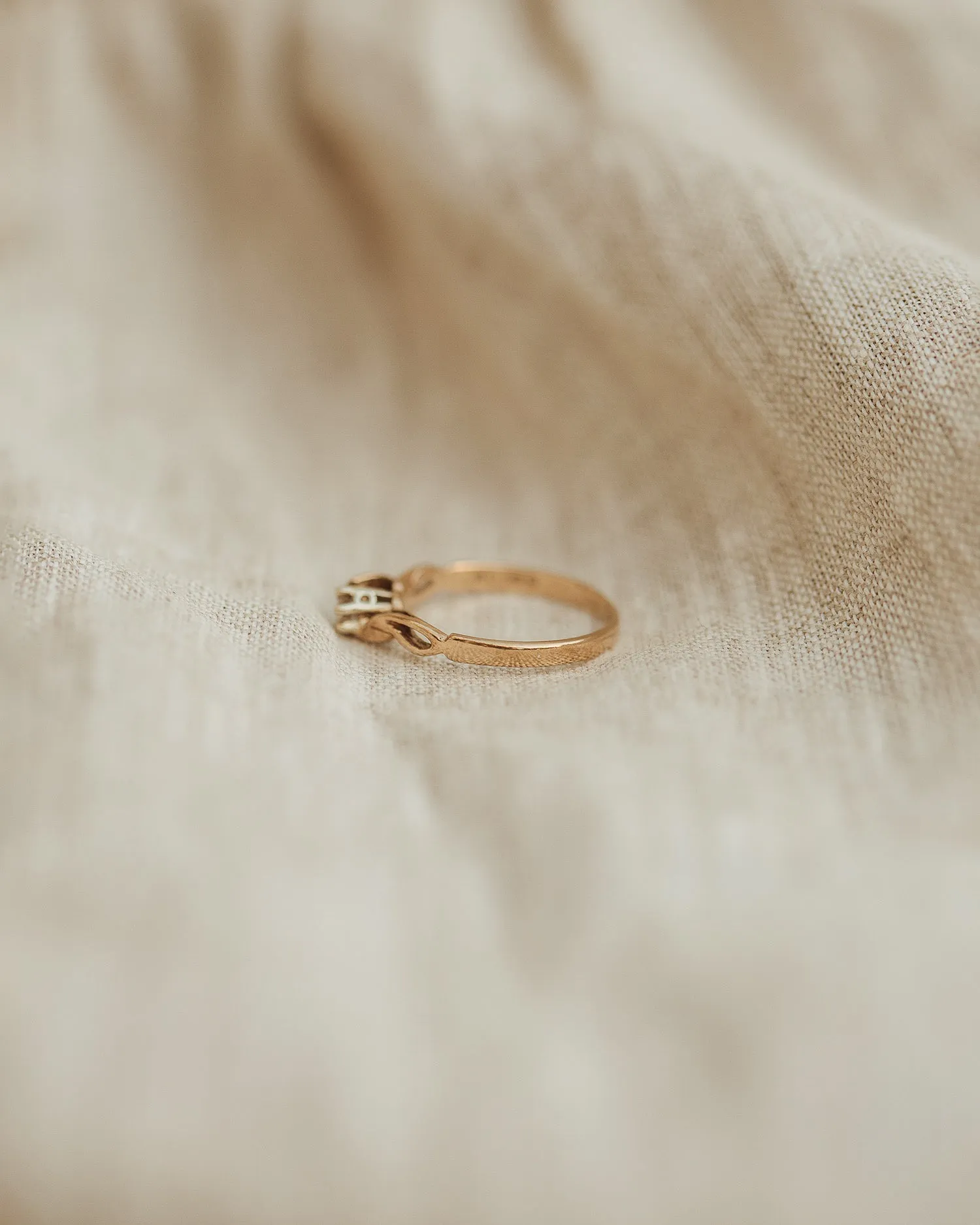 Laurel 9ct Gold Diamond Solitaire Ring sold by Rock n Rose product image thumbnail 5