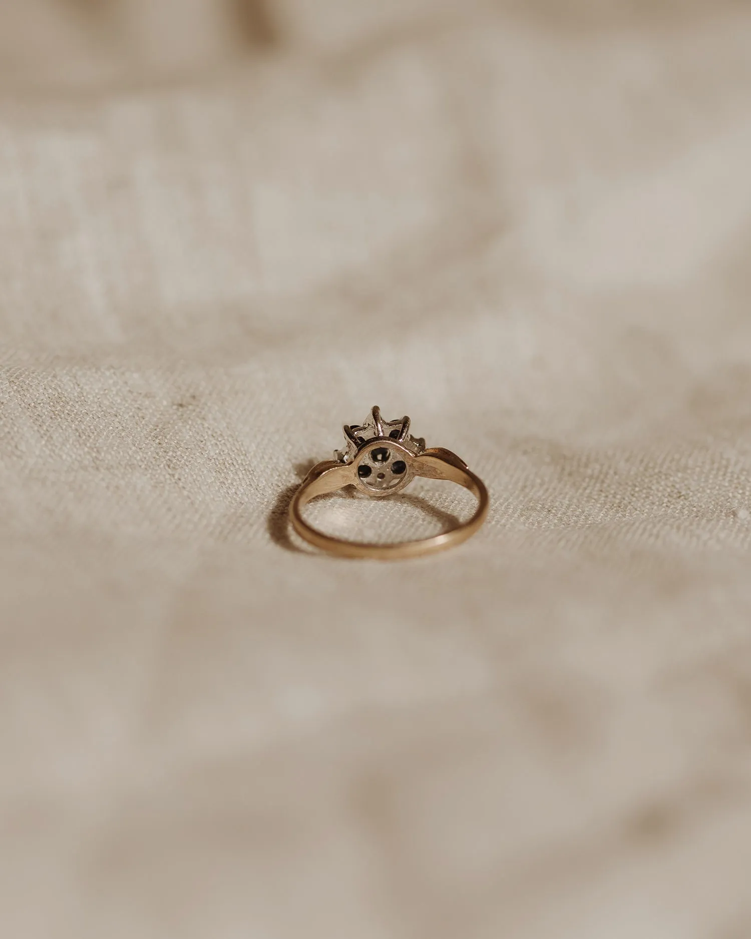 Loretta 9ct Gold Sapphire & Diamond Ring sold by Rock n Rose product image thumbnail 4