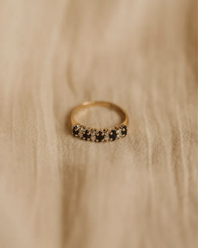 Lottie 1991 9ct Gold Sapphire & Diamond Ring sold by Rock n Rose