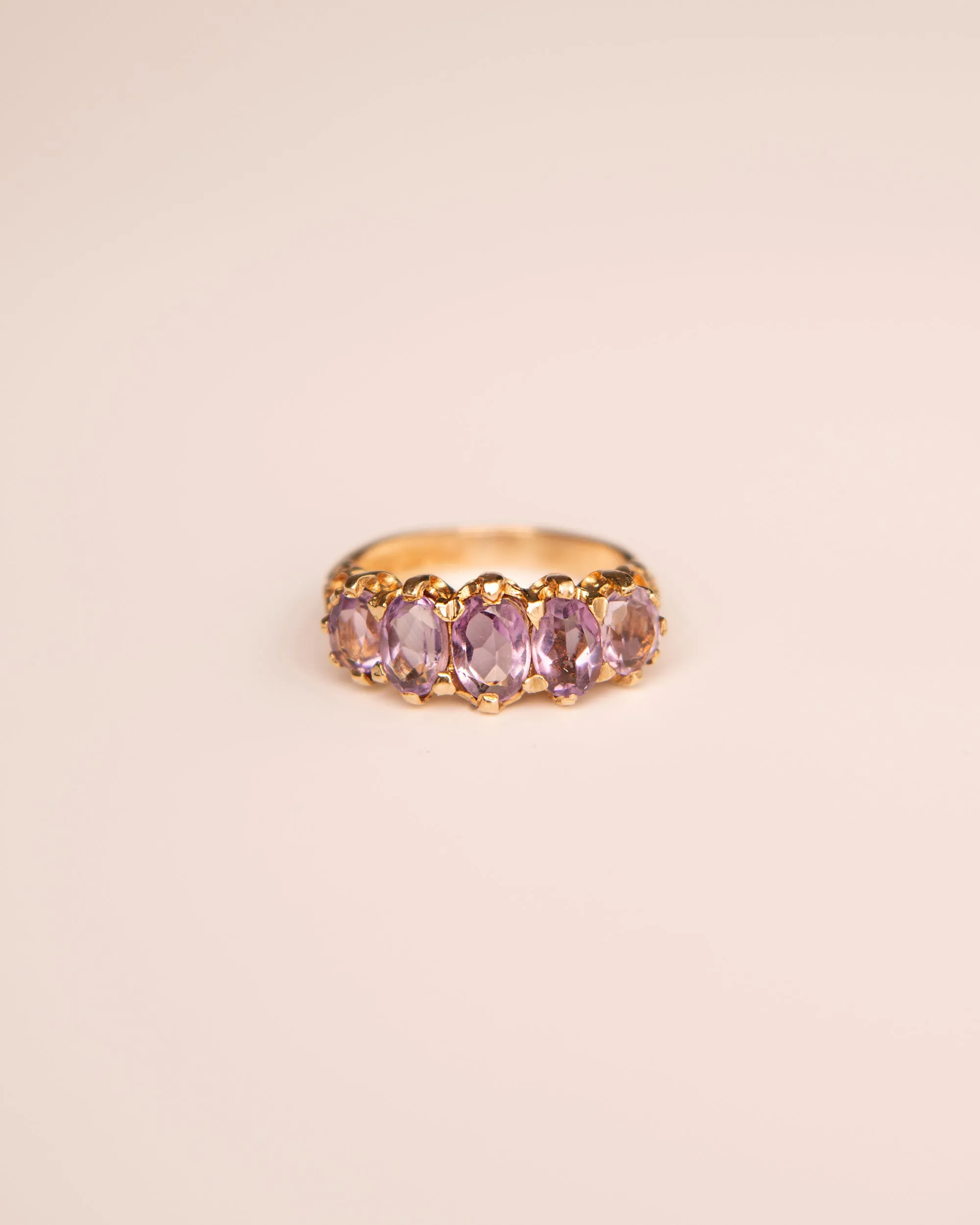 Allegra 9ct Gold Vintage Amethyst Ring sold by Rock n Rose product image thumbnail 2