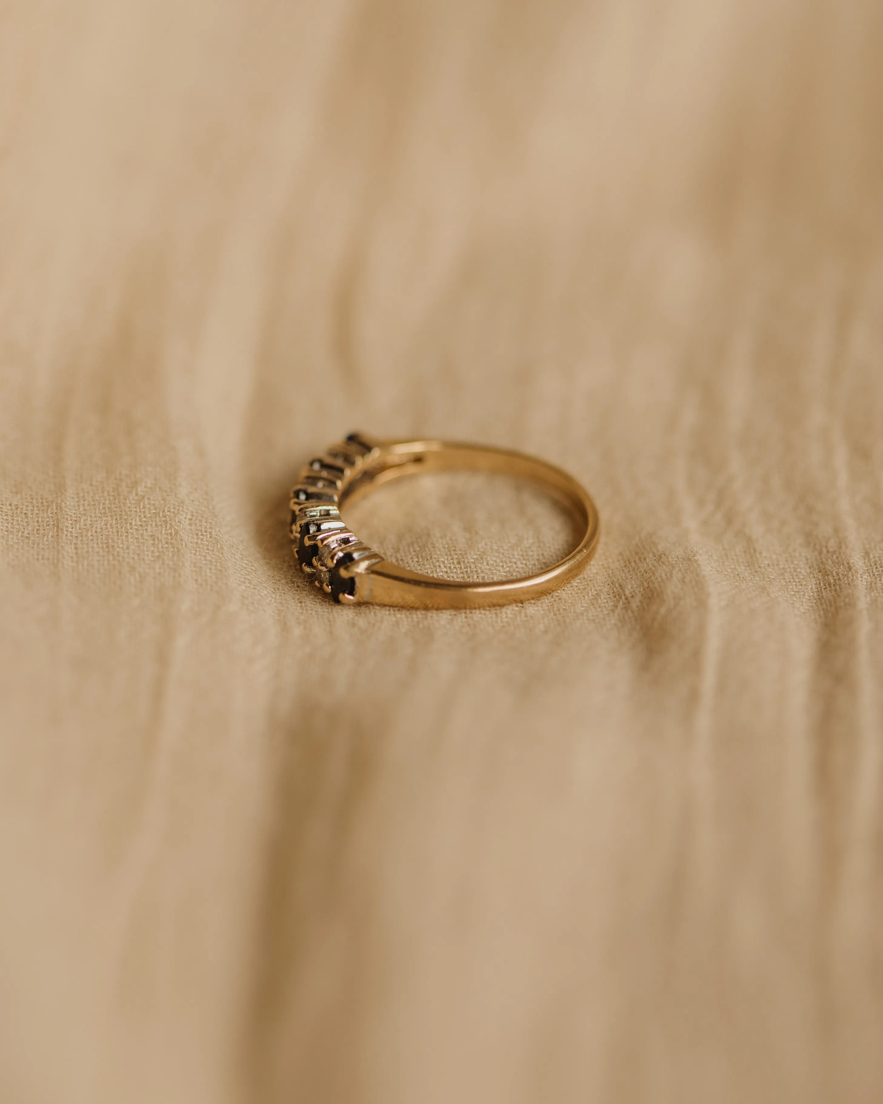 Lottie 1991 9ct Gold Sapphire & Diamond Ring sold by Rock n Rose product image thumbnail 5